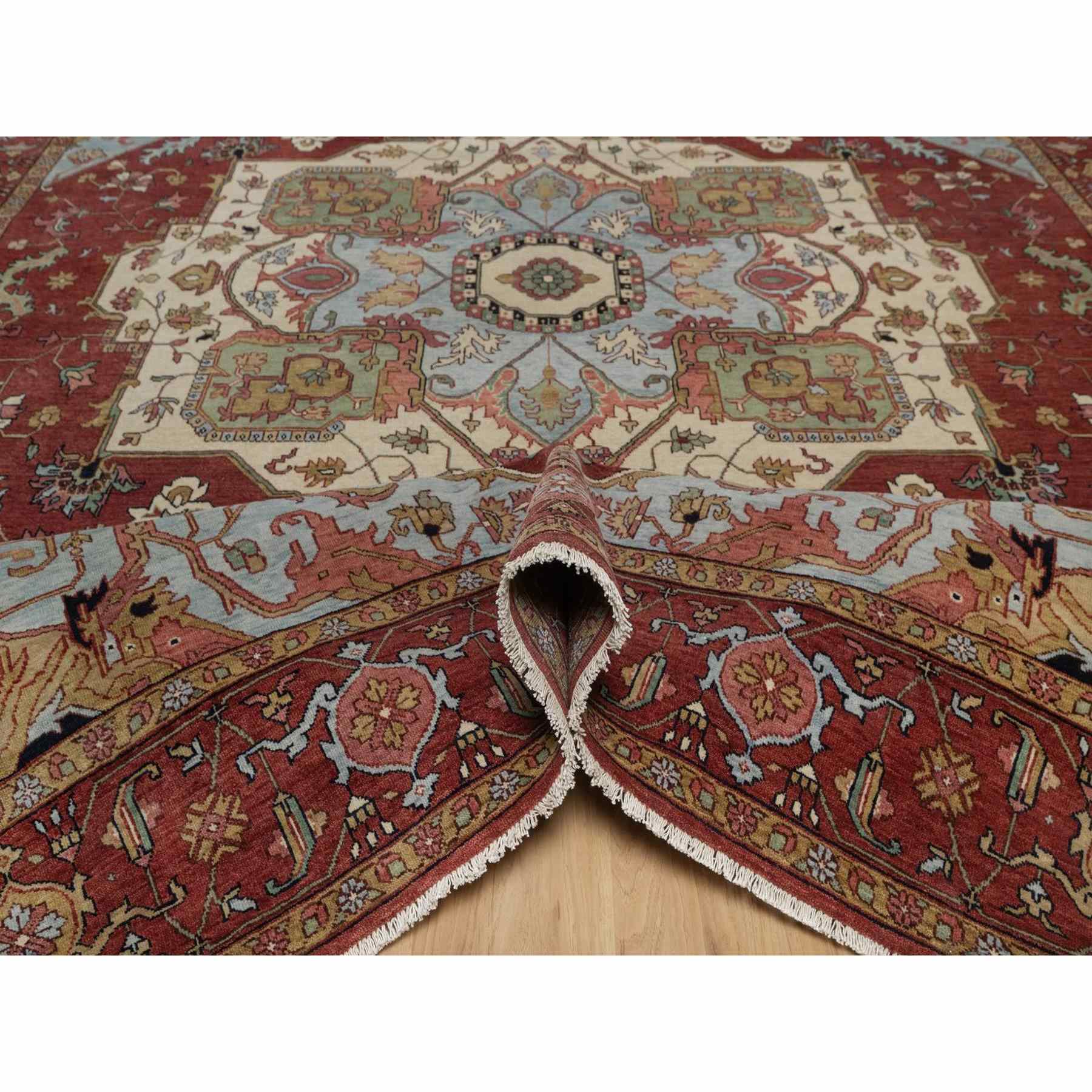 Heriz-Hand-Knotted-Rug-462110