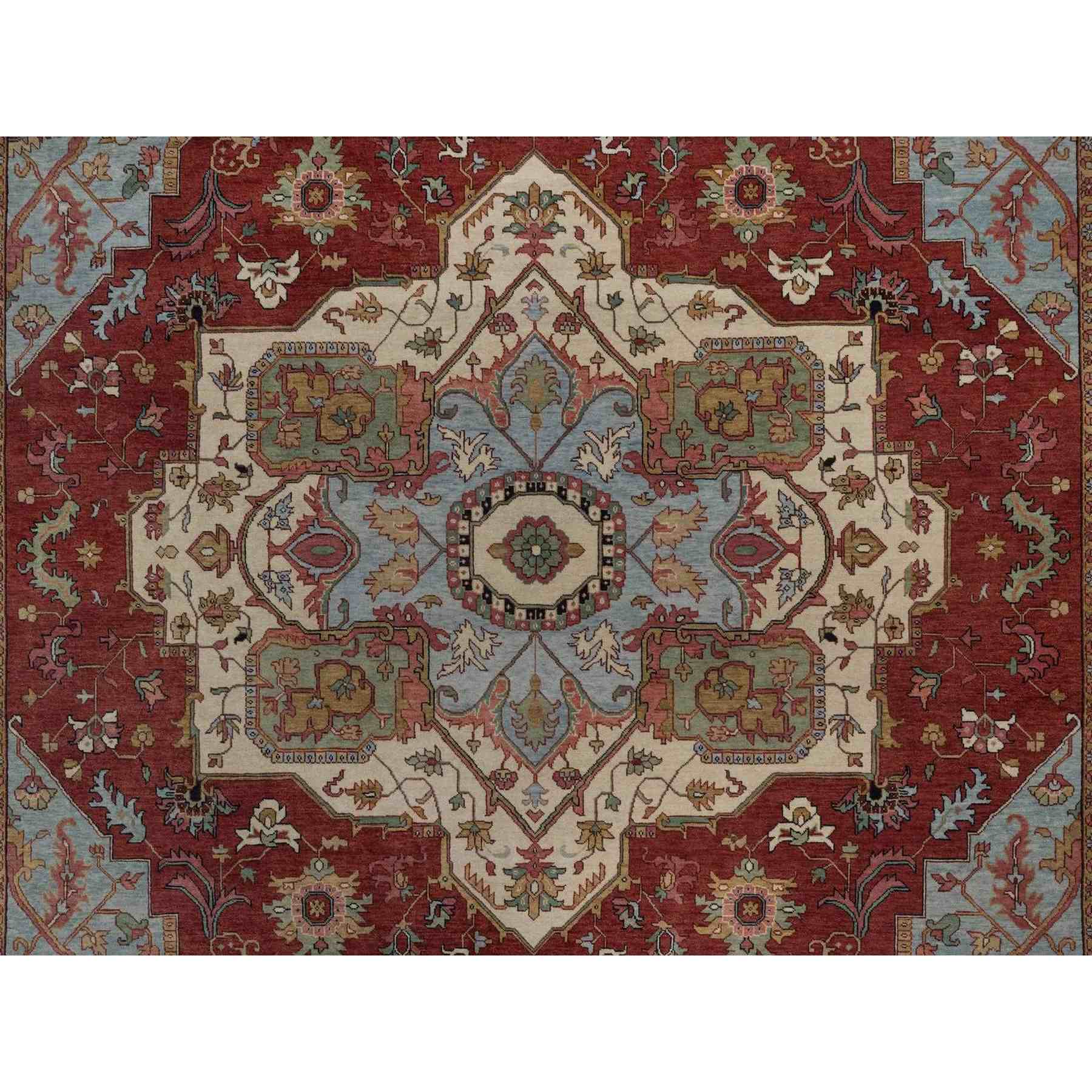 Heriz-Hand-Knotted-Rug-462110