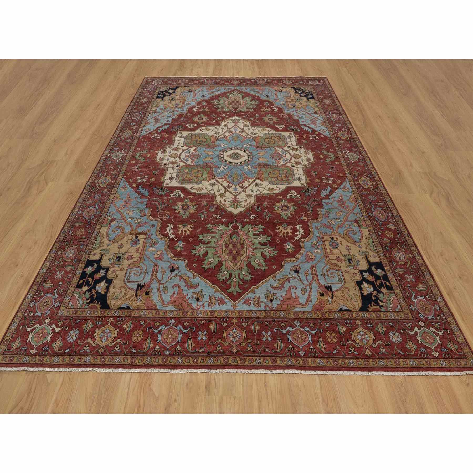 Heriz-Hand-Knotted-Rug-462115