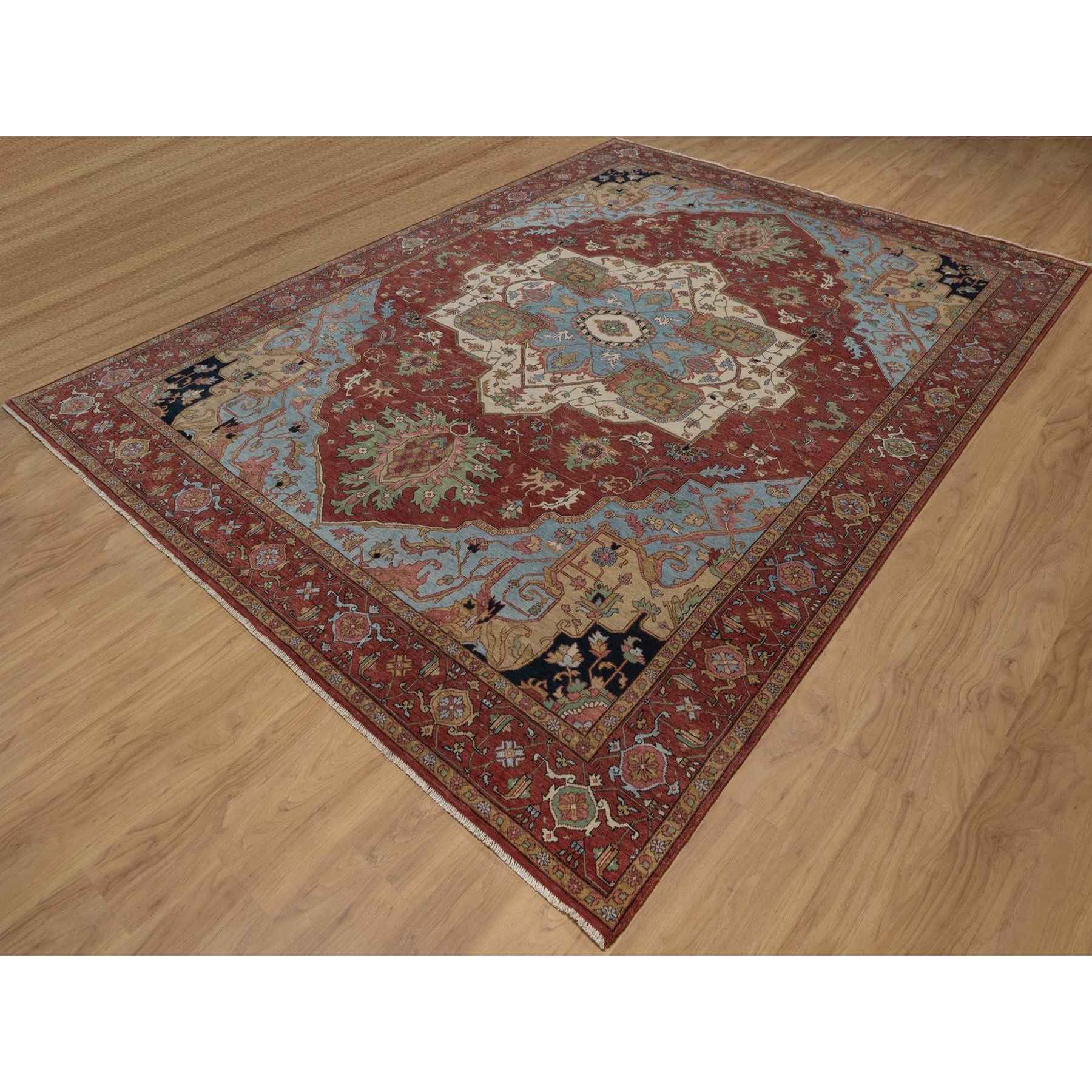 Heriz-Hand-Knotted-Rug-462115