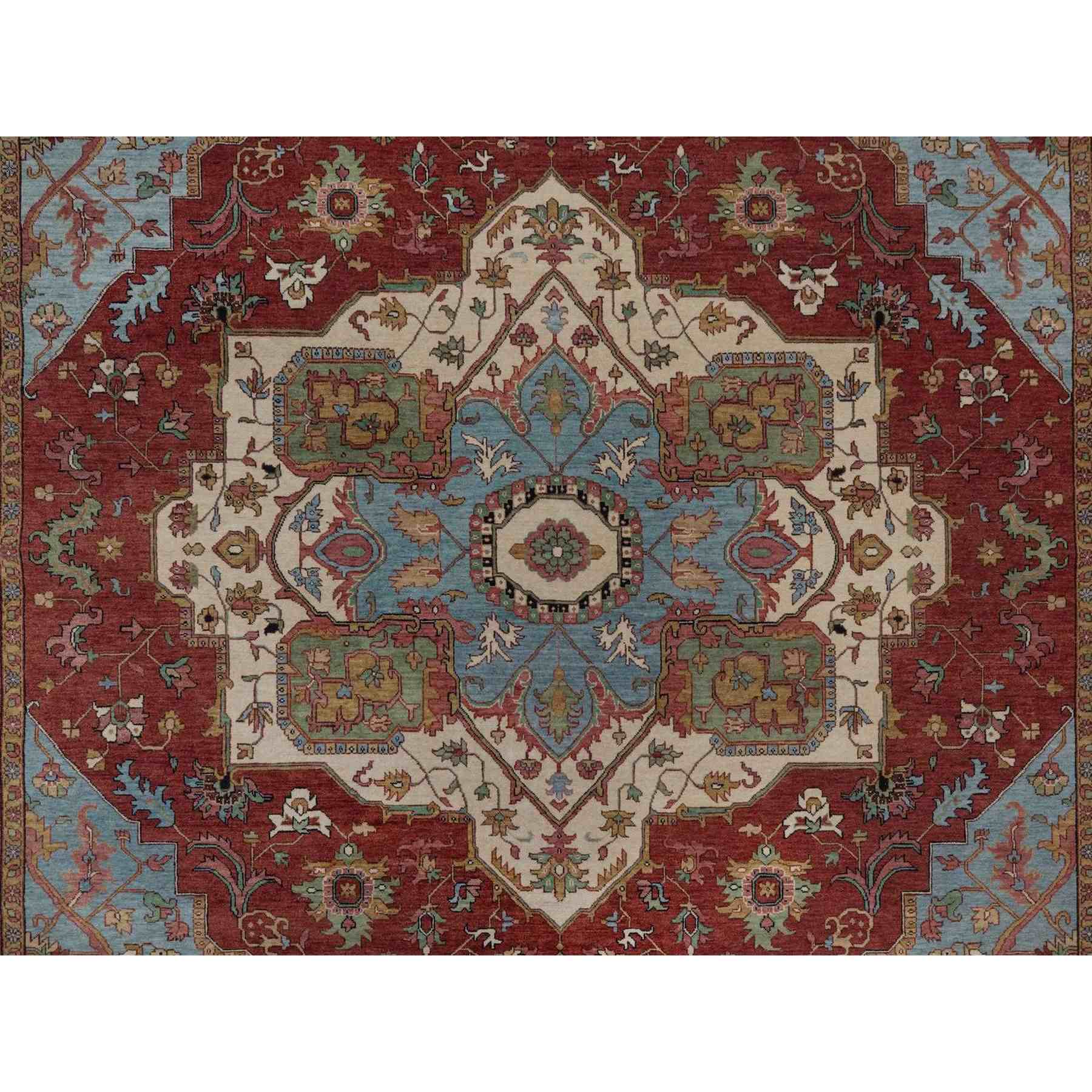 Heriz-Hand-Knotted-Rug-462115