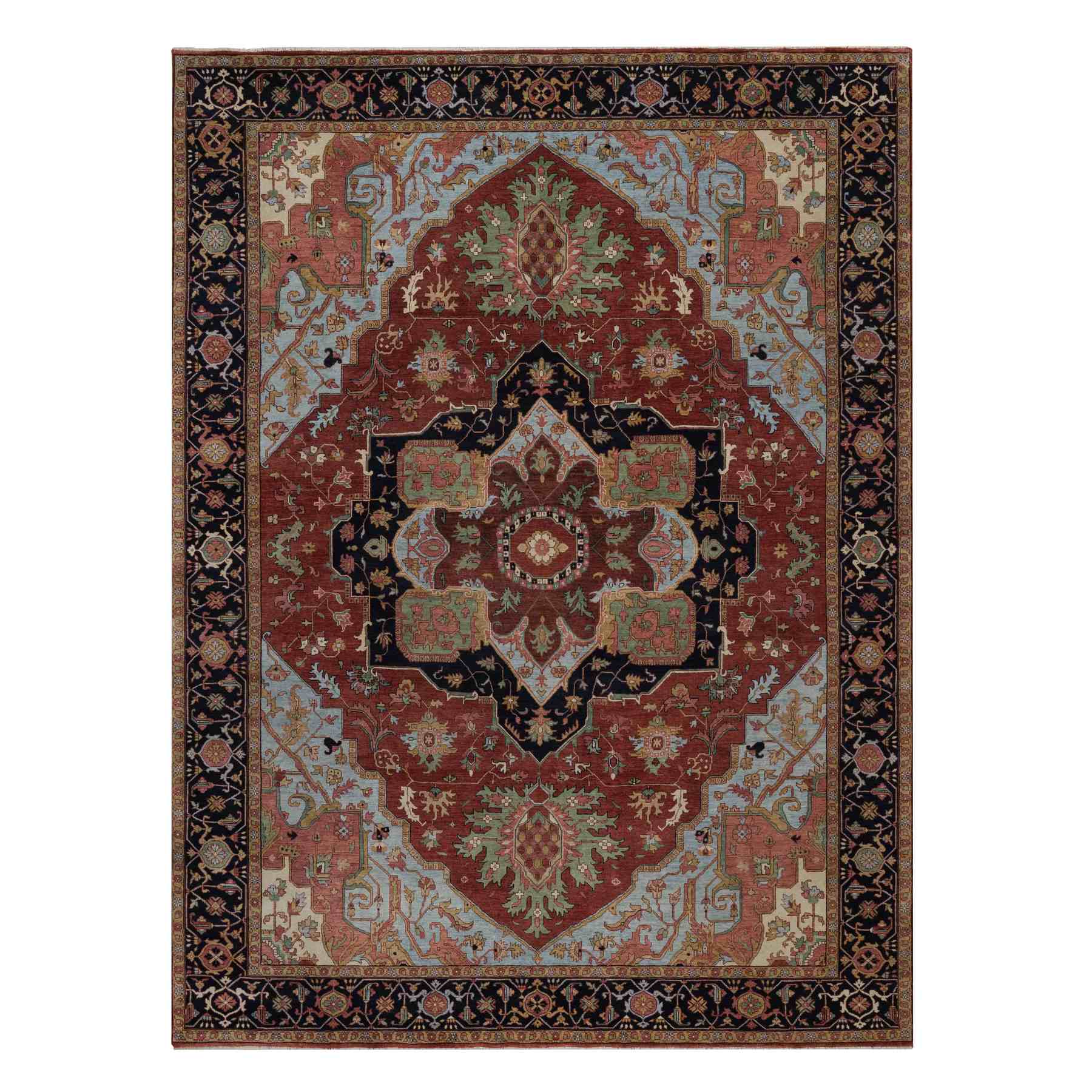 Heriz-Hand-Knotted-Rug-462120