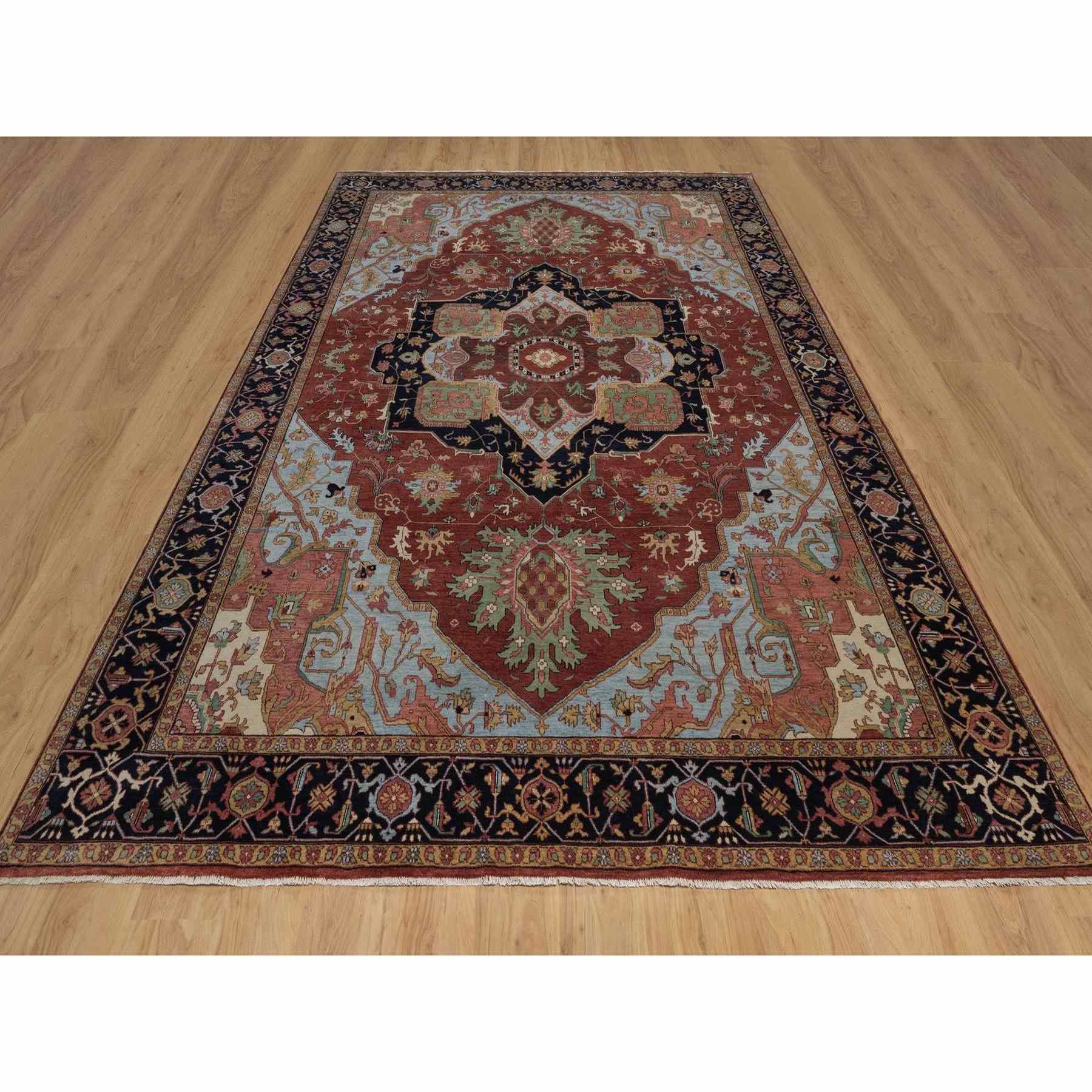 Heriz-Hand-Knotted-Rug-462120