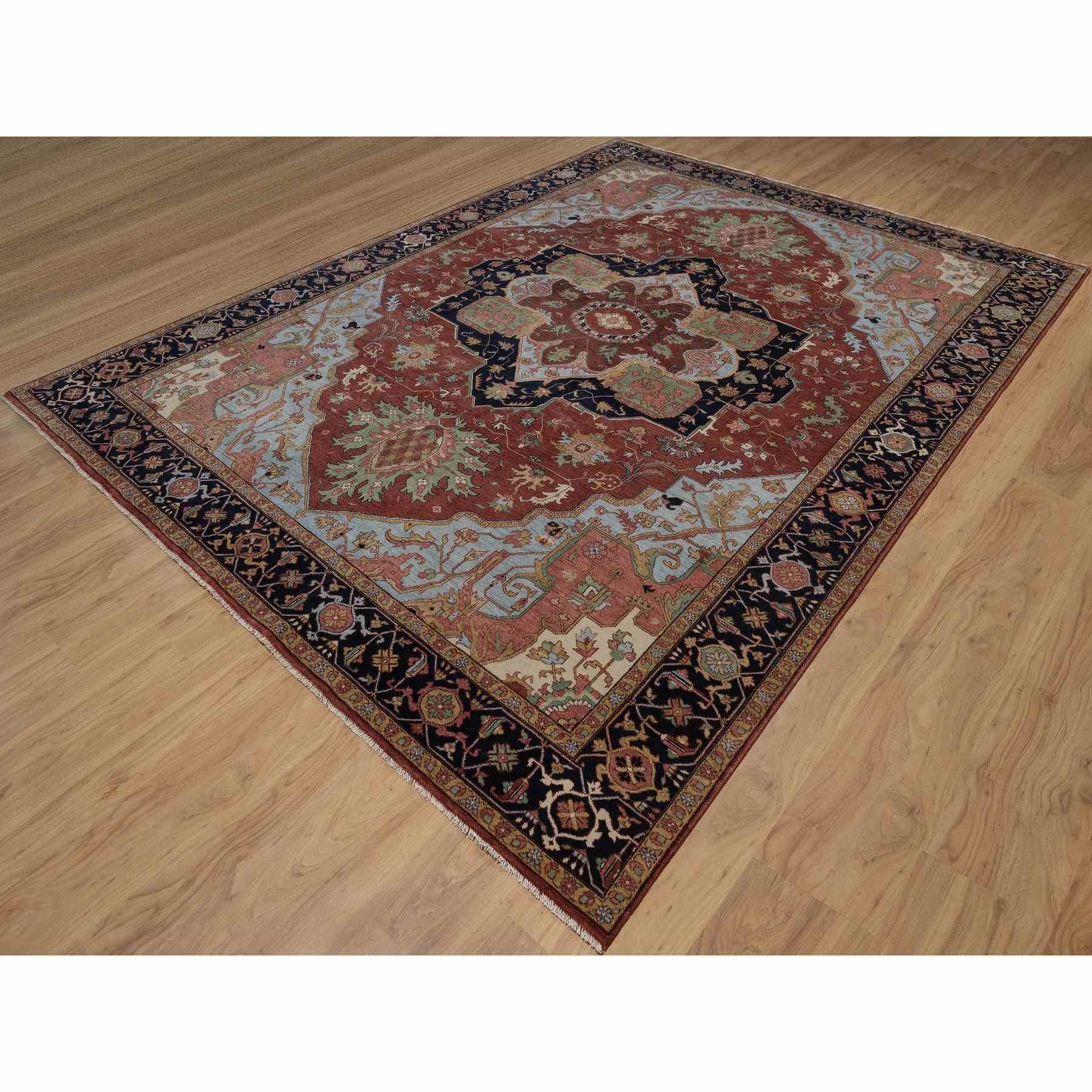 Heriz-Hand-Knotted-Rug-462120