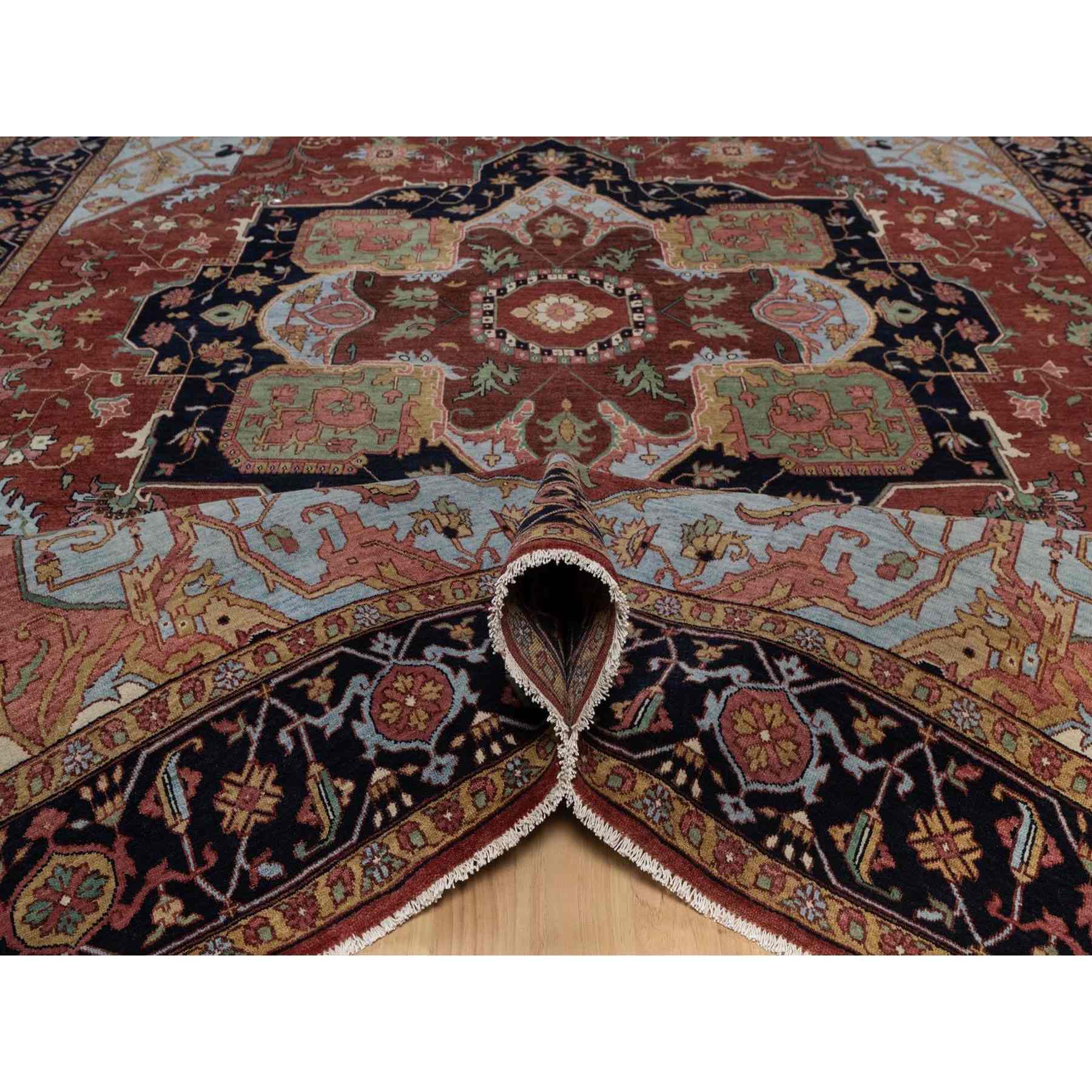 Heriz-Hand-Knotted-Rug-462120