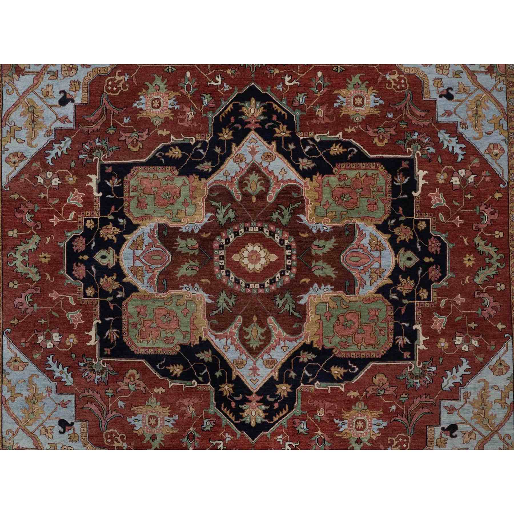 Heriz-Hand-Knotted-Rug-462120
