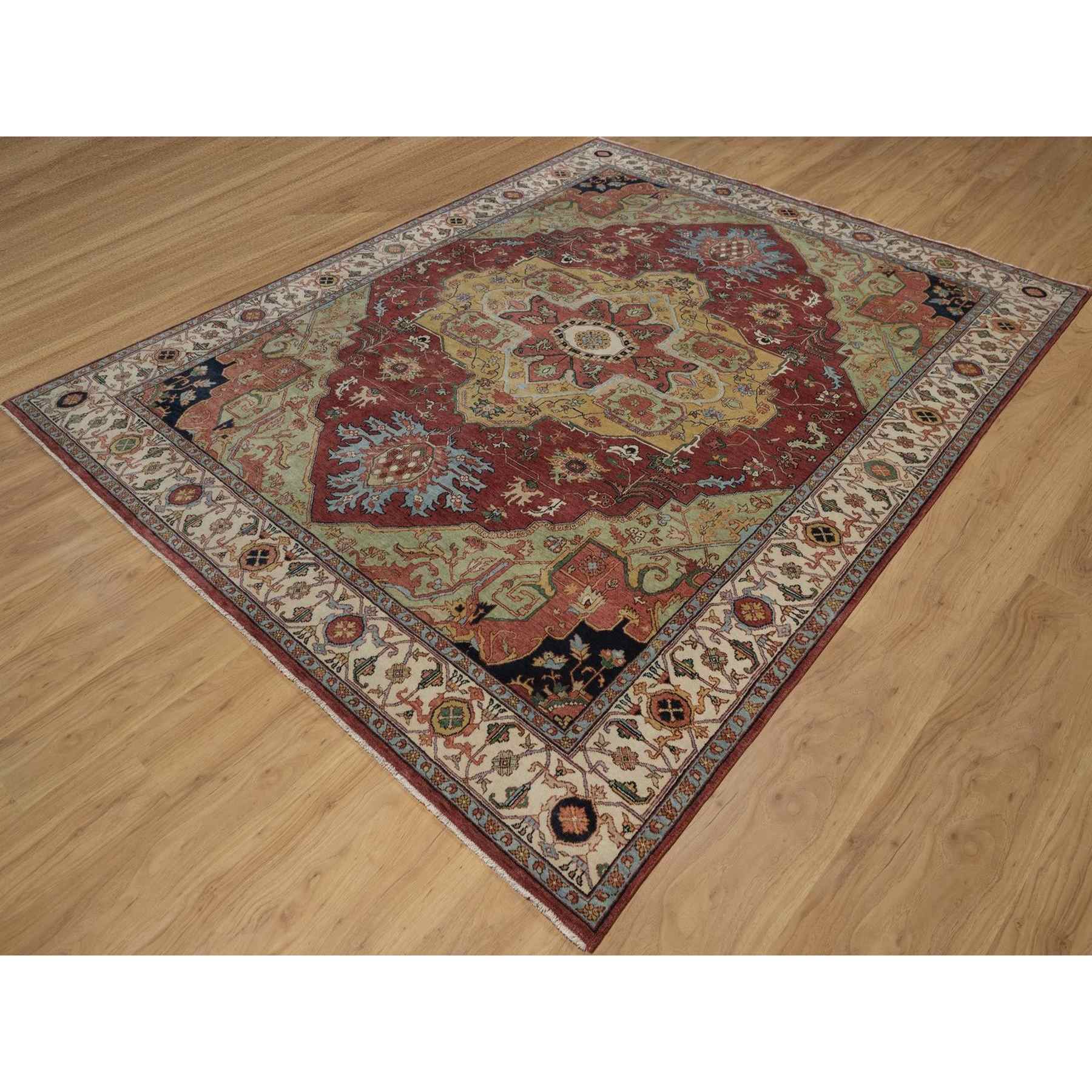 Heriz-Hand-Knotted-Rug-462125