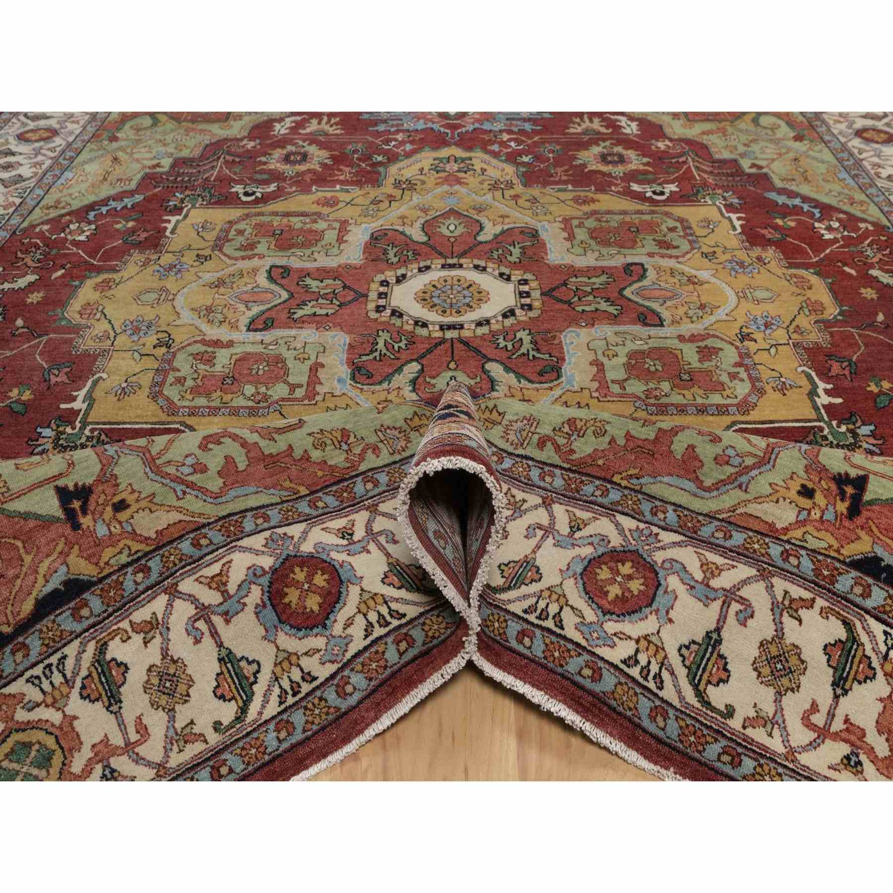 Heriz-Hand-Knotted-Rug-462125