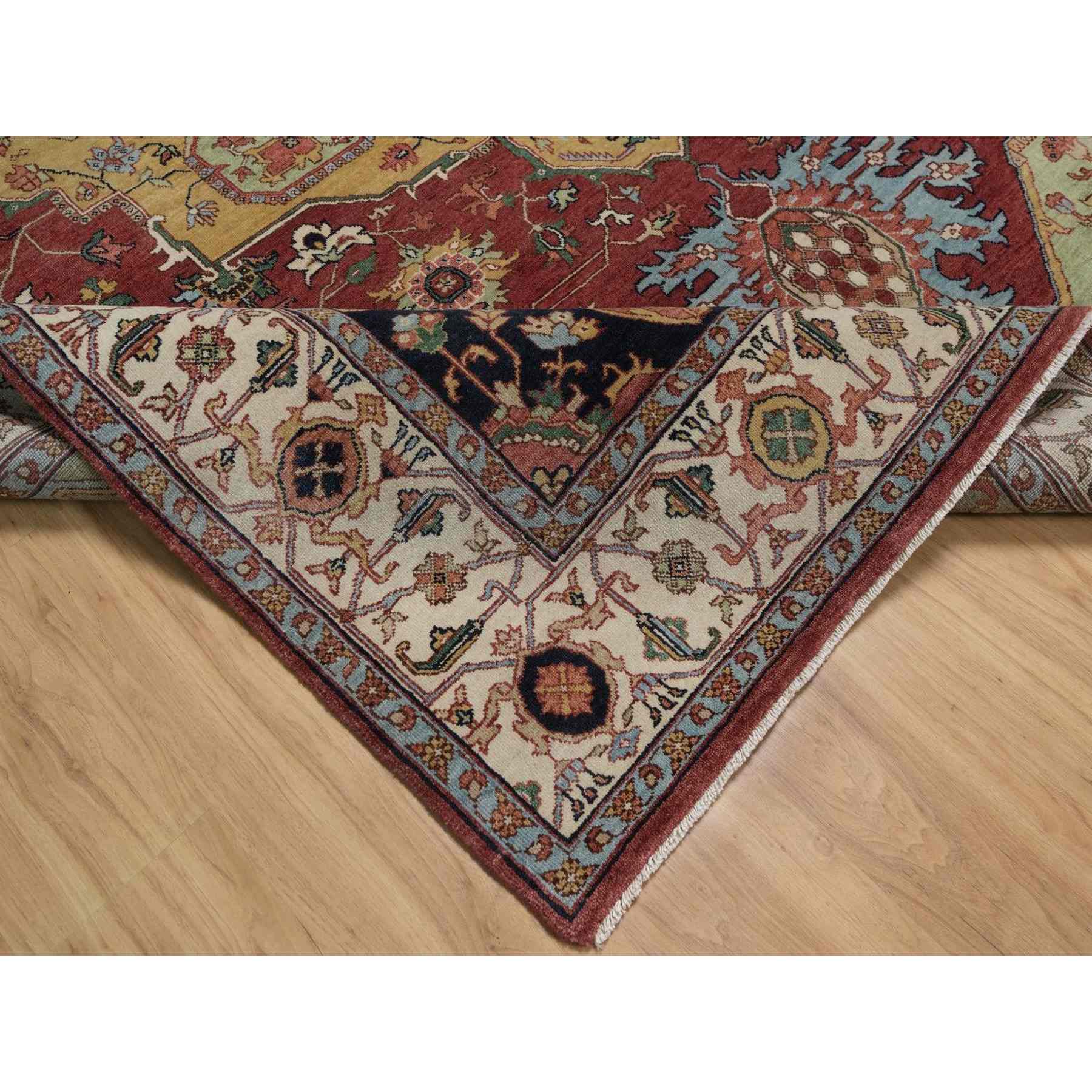 Heriz-Hand-Knotted-Rug-462125