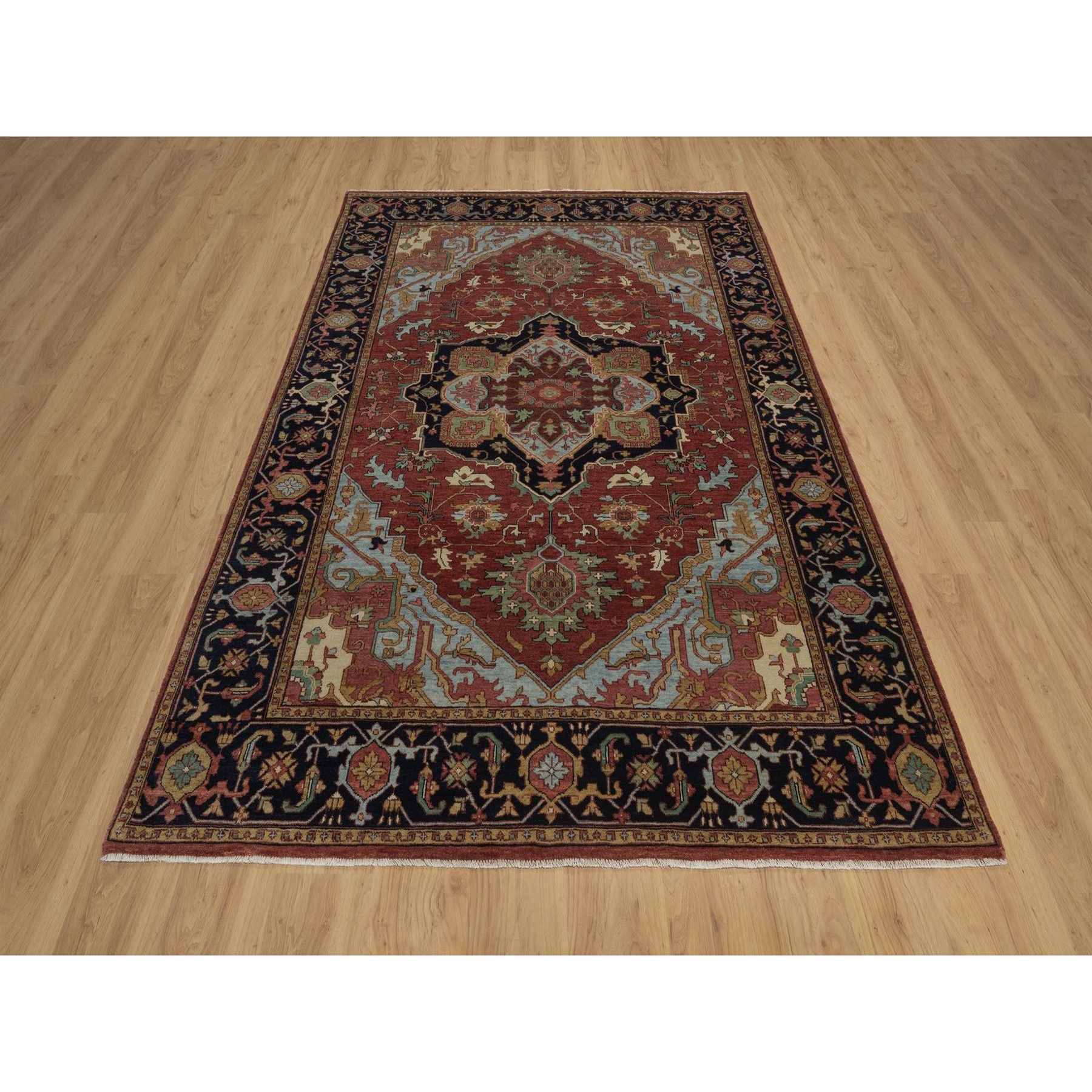 Heriz-Hand-Knotted-Rug-462130