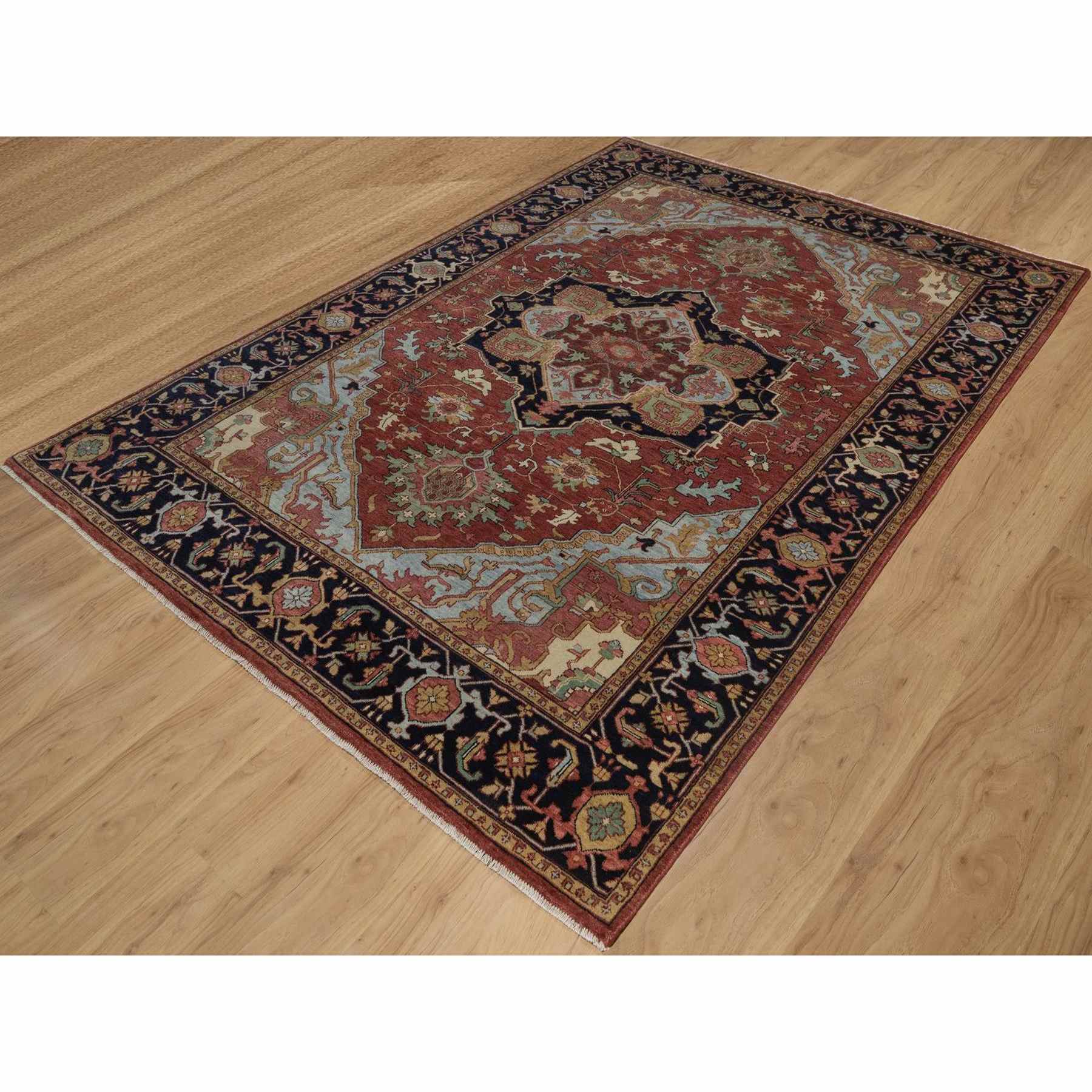 Heriz-Hand-Knotted-Rug-462130