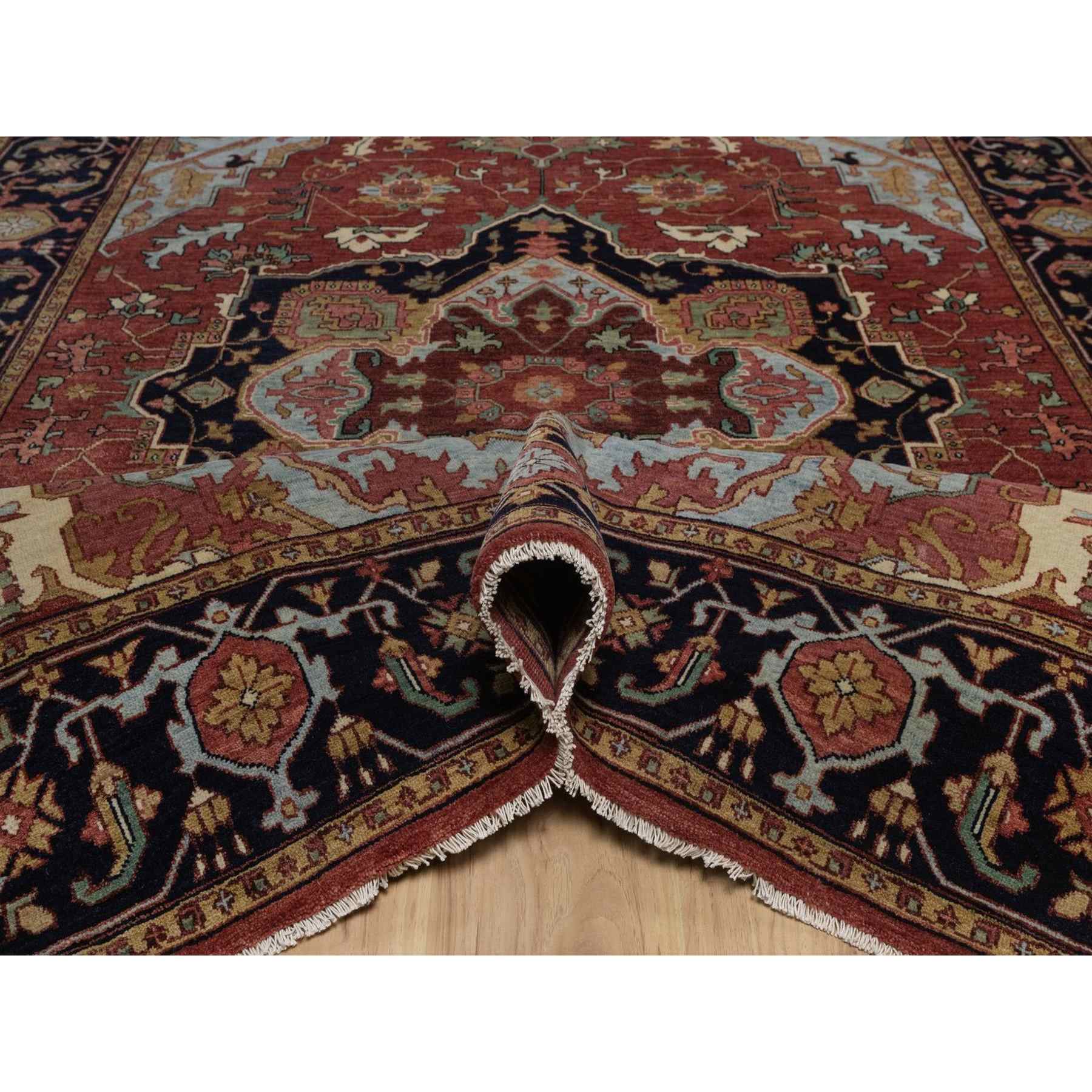 Heriz-Hand-Knotted-Rug-462130