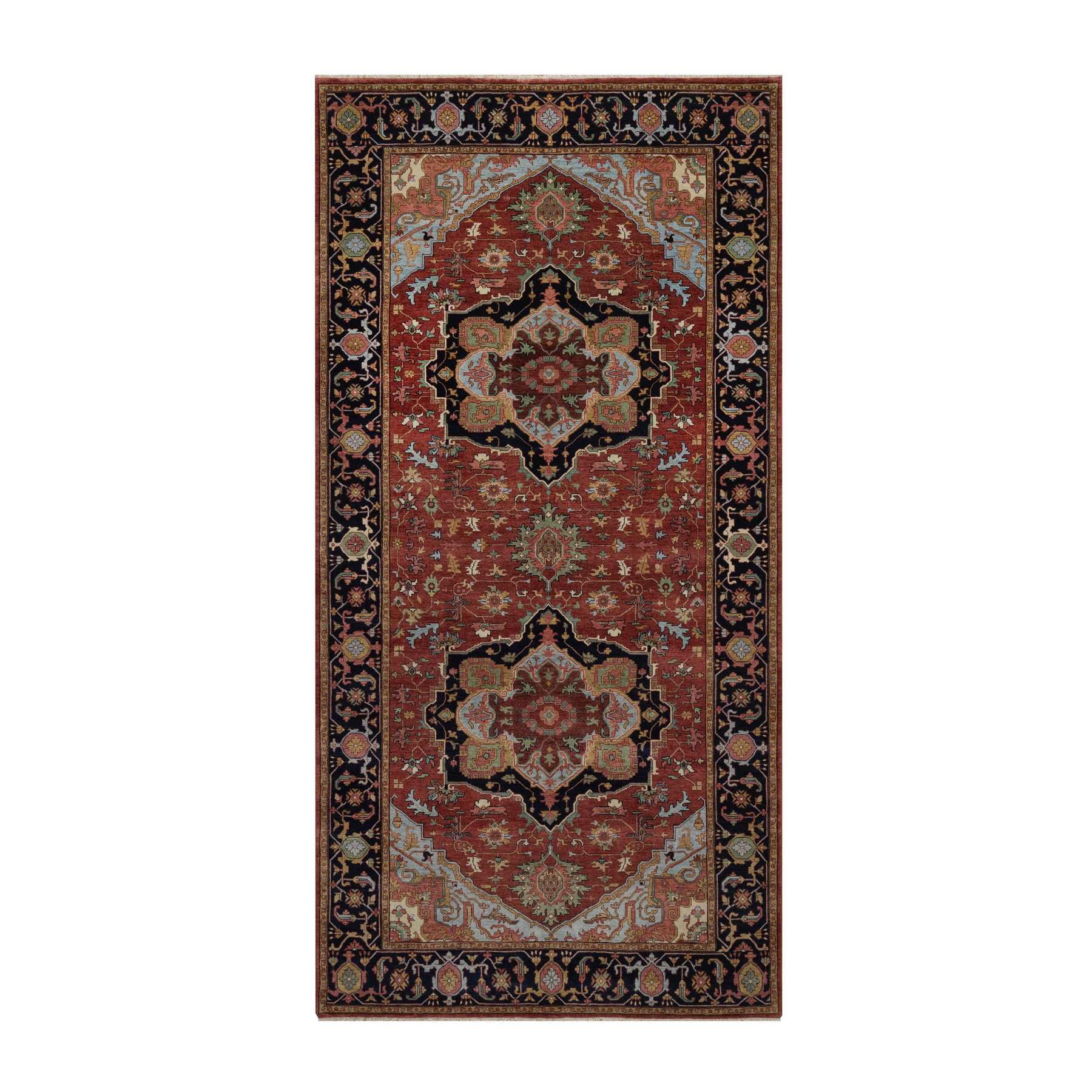 Heriz-Hand-Knotted-Rug-462135