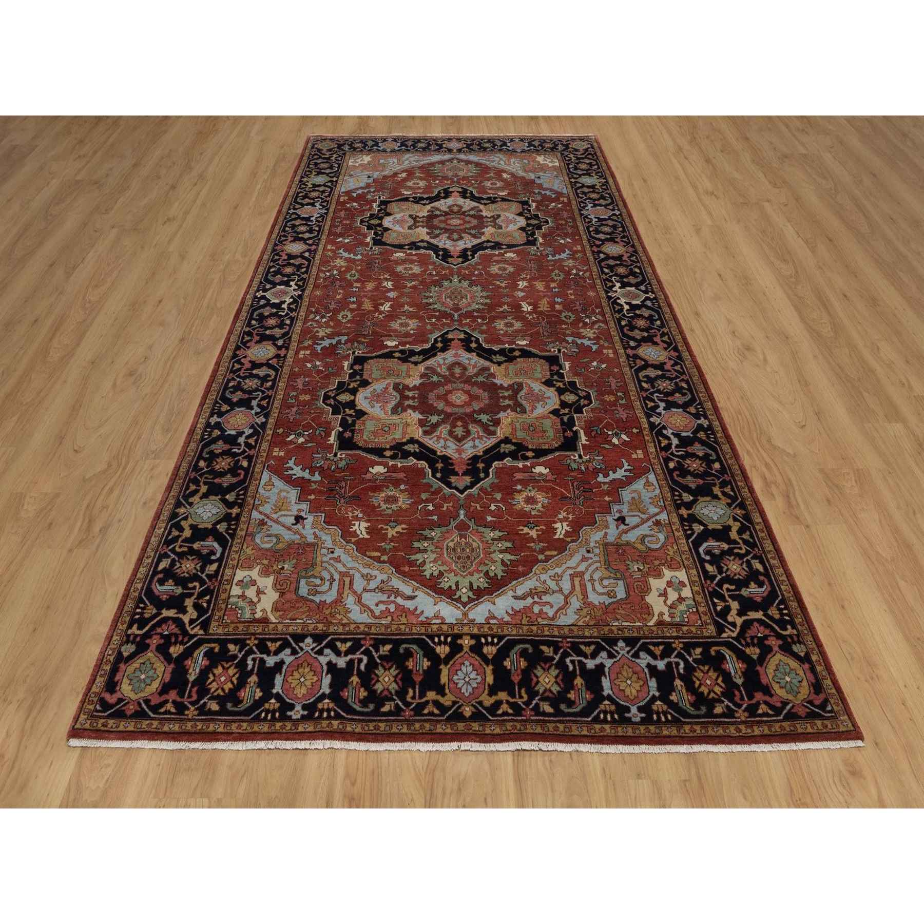 Heriz-Hand-Knotted-Rug-462135