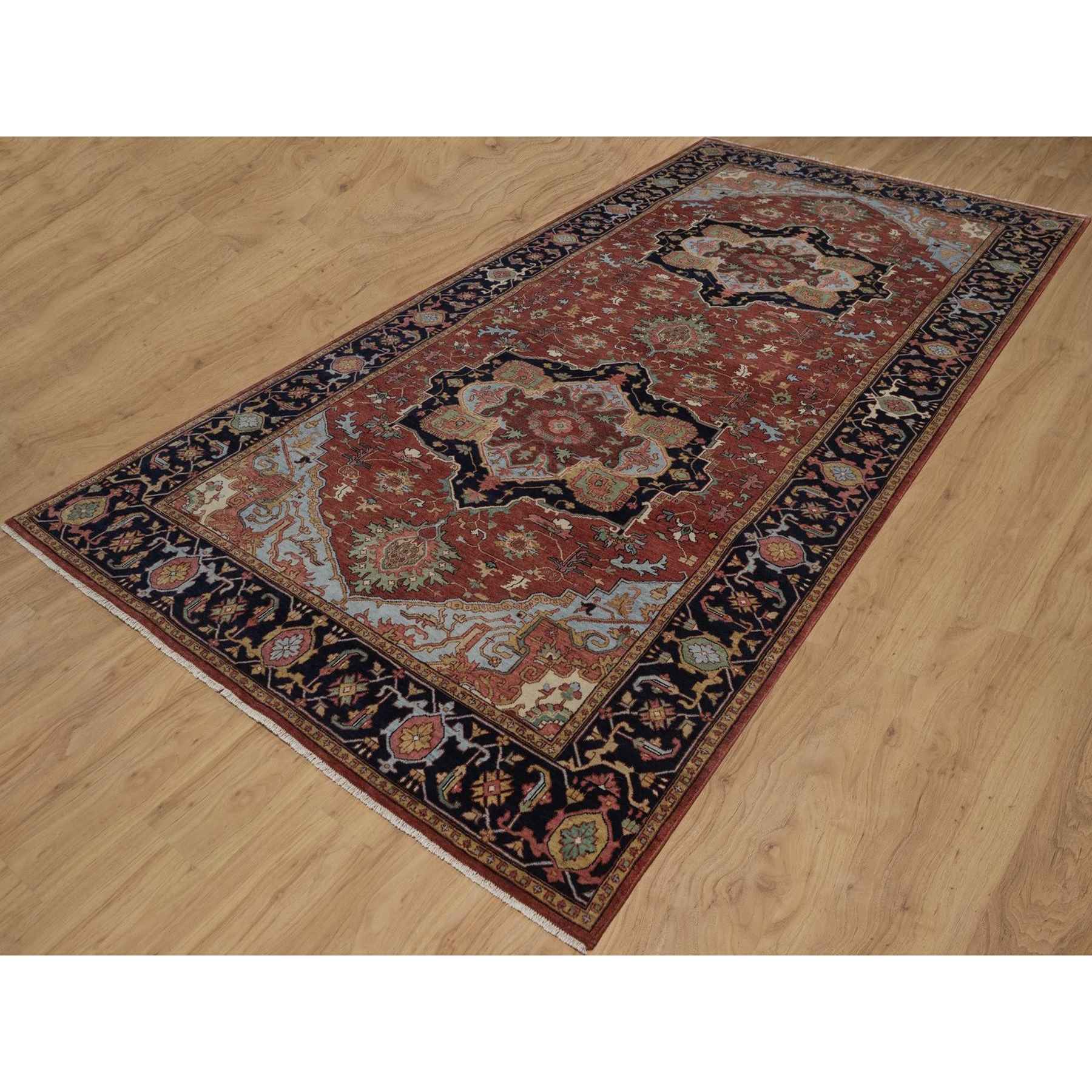 Heriz-Hand-Knotted-Rug-462135