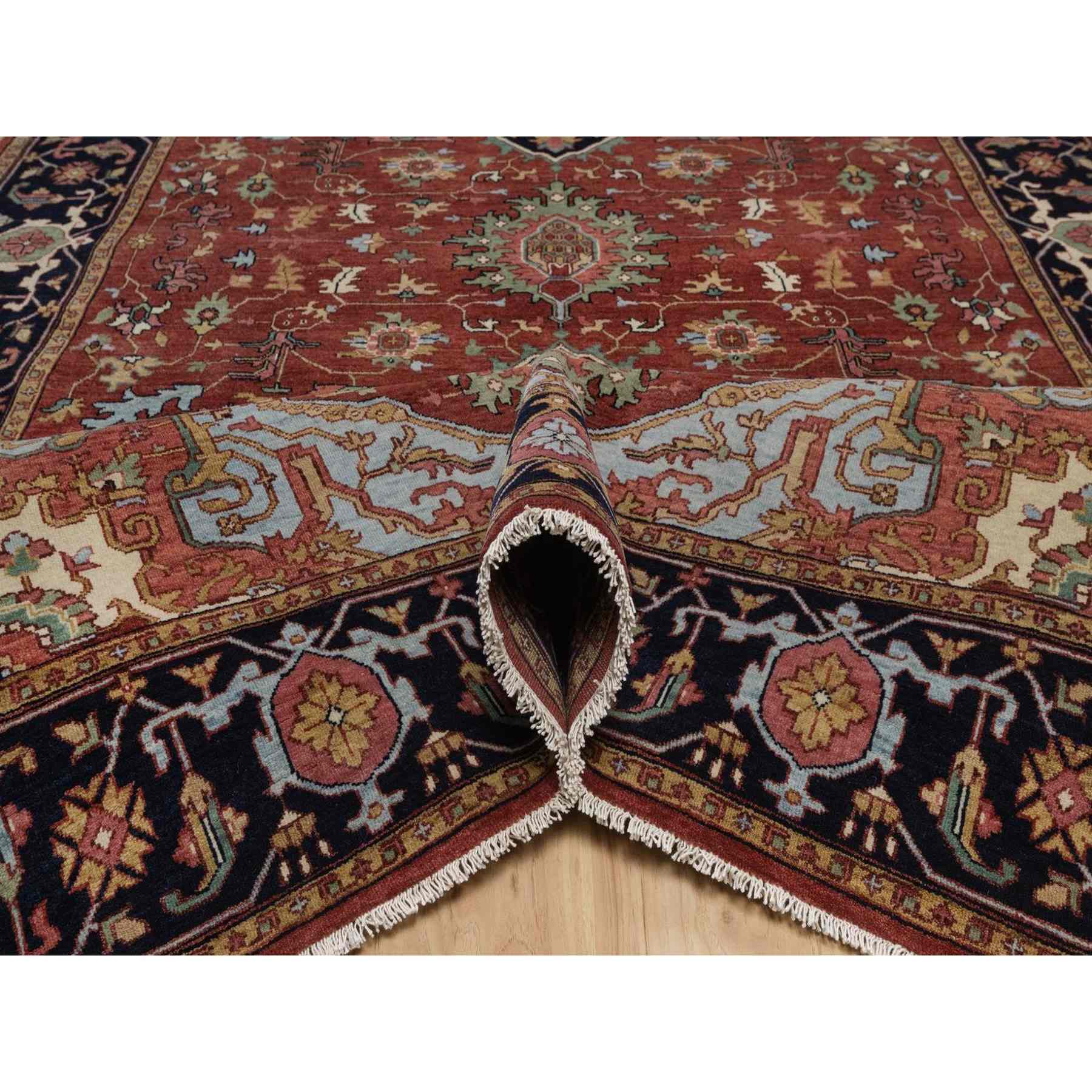 Heriz-Hand-Knotted-Rug-462135
