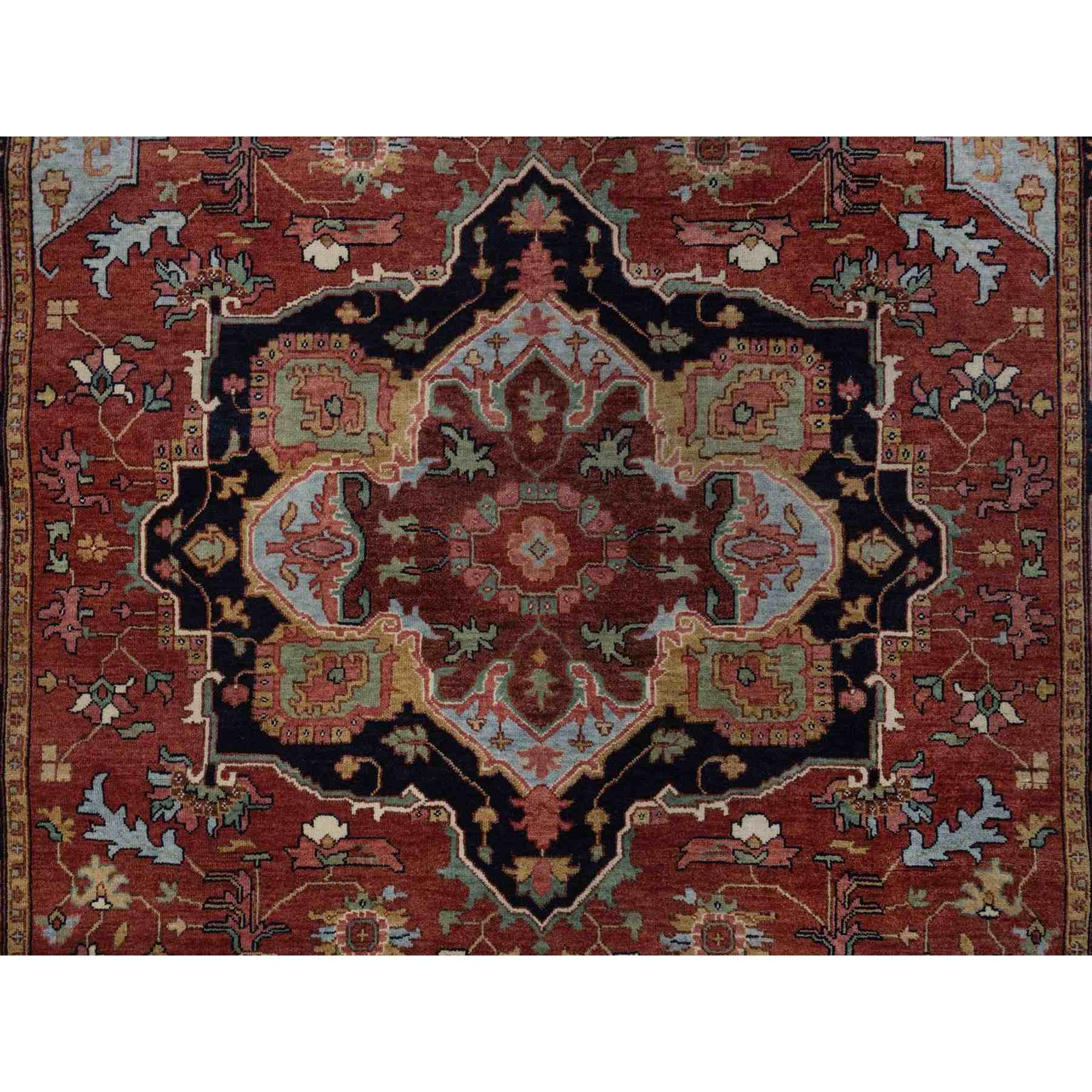 Heriz-Hand-Knotted-Rug-462135