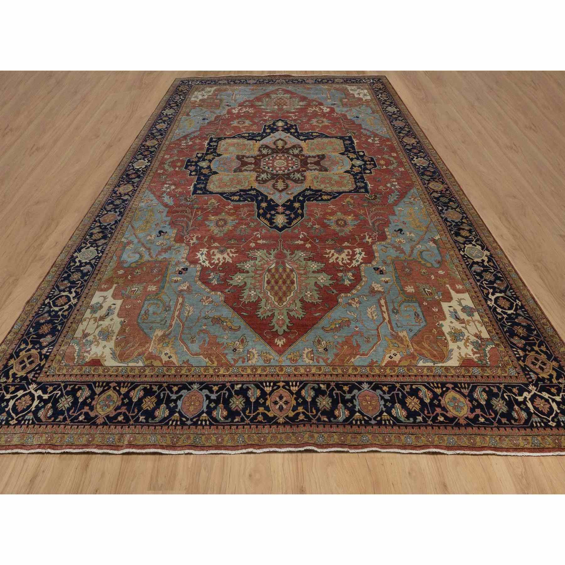 Heriz-Hand-Knotted-Rug-462145
