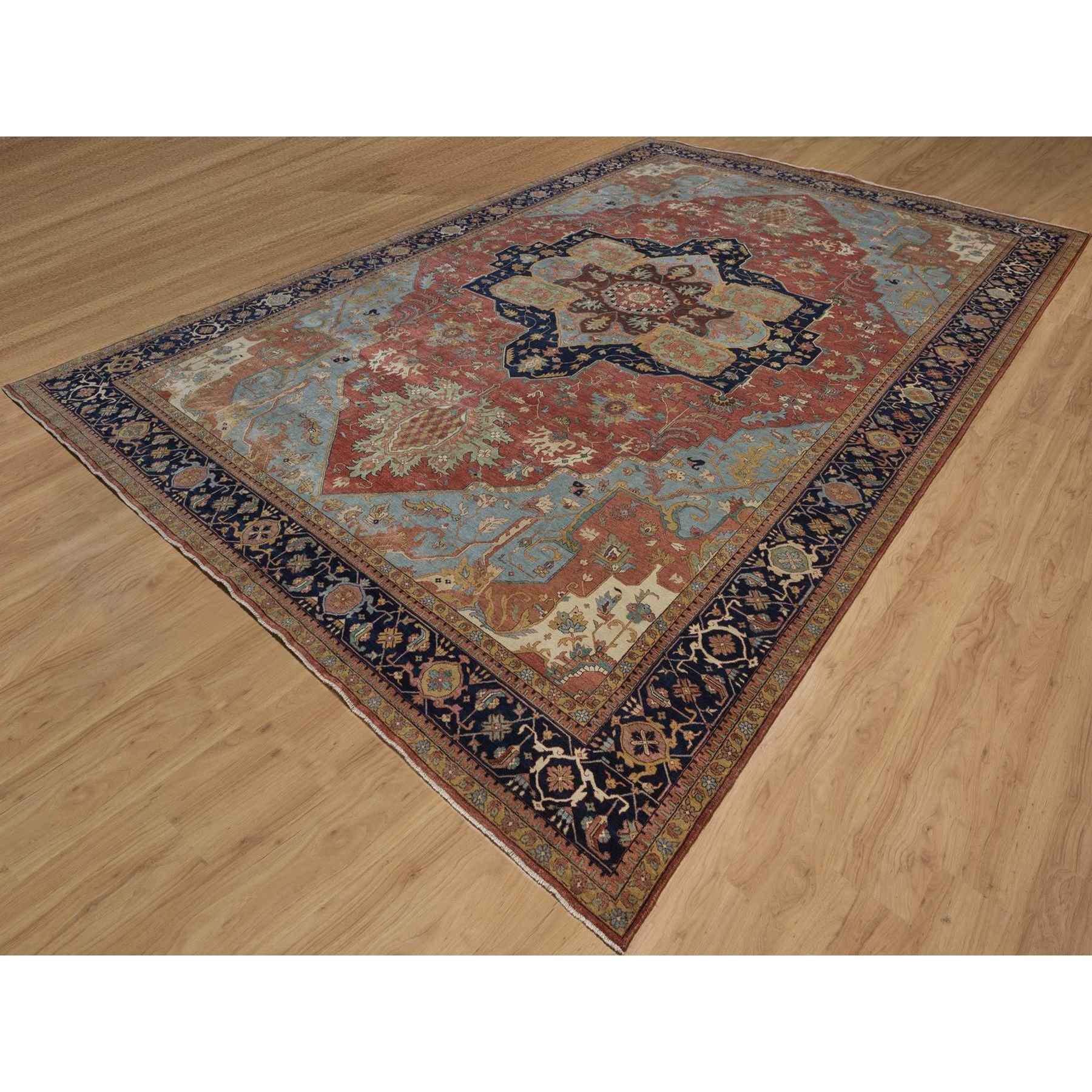 Heriz-Hand-Knotted-Rug-462145