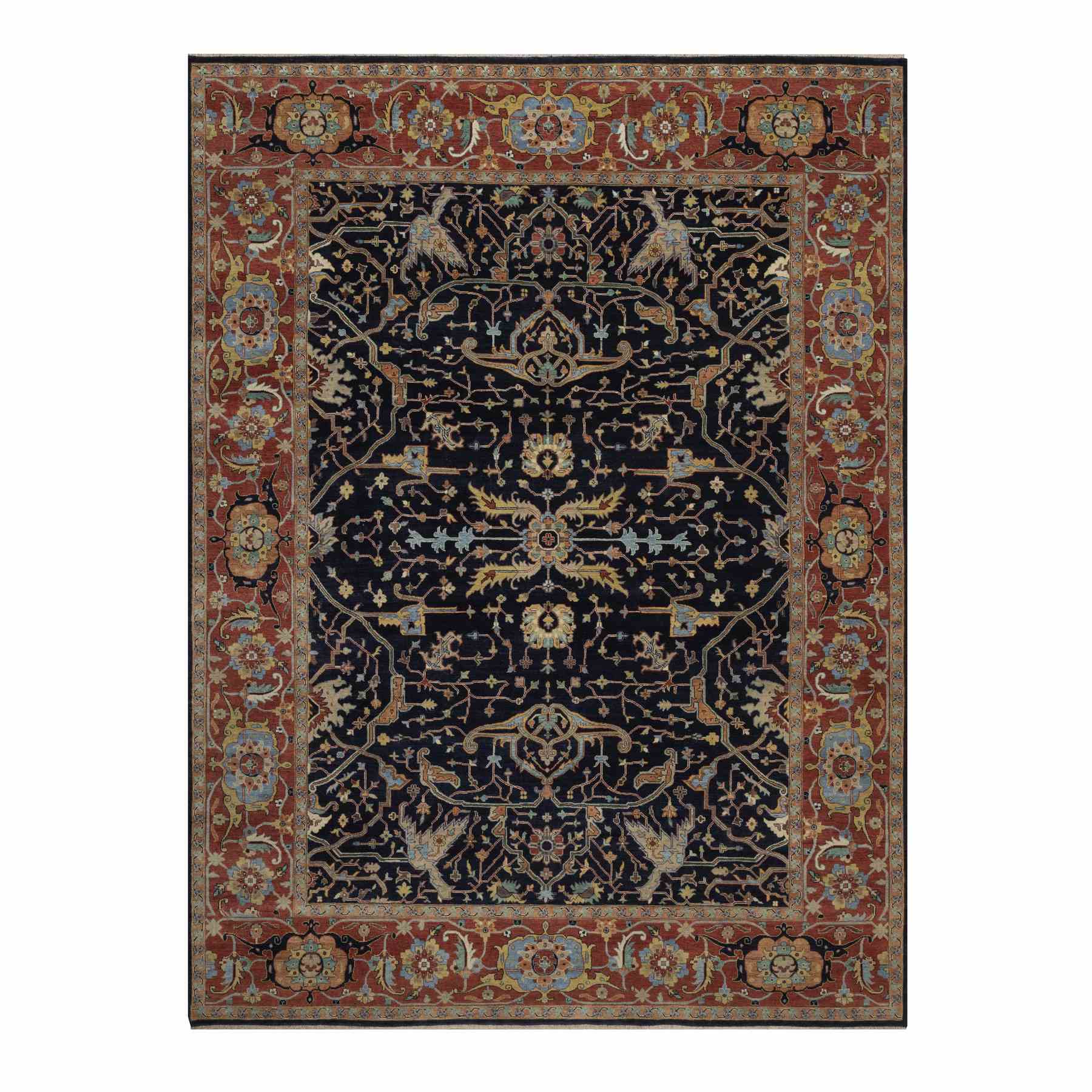 Heriz-Hand-Knotted-Rug-462155