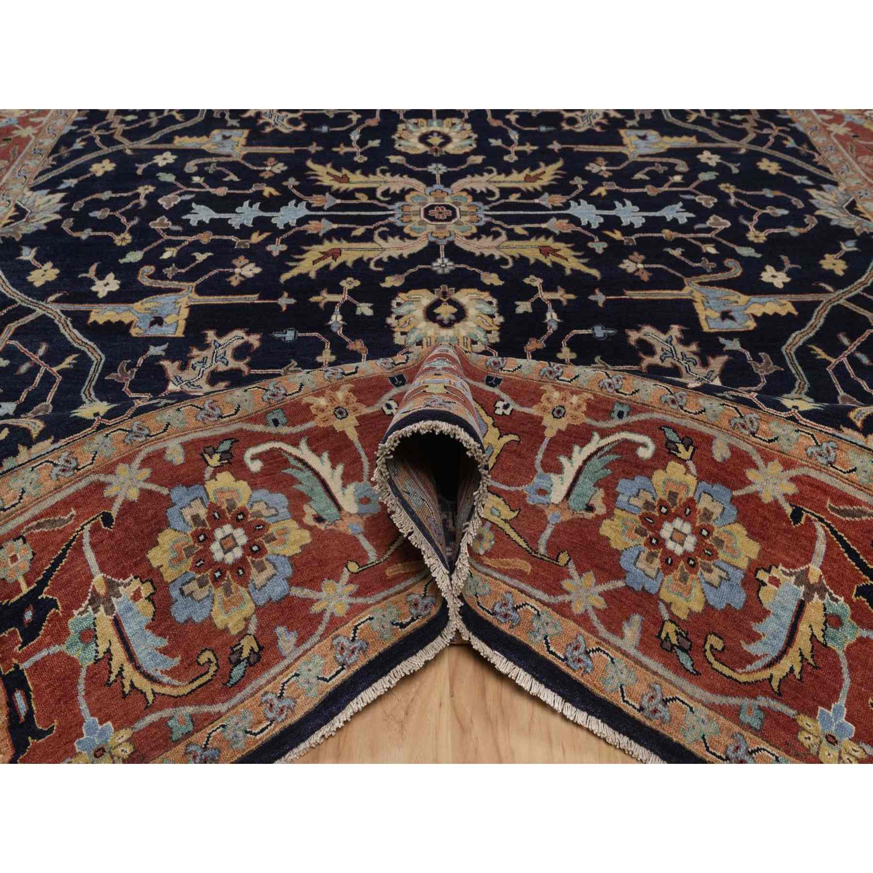Heriz-Hand-Knotted-Rug-462155