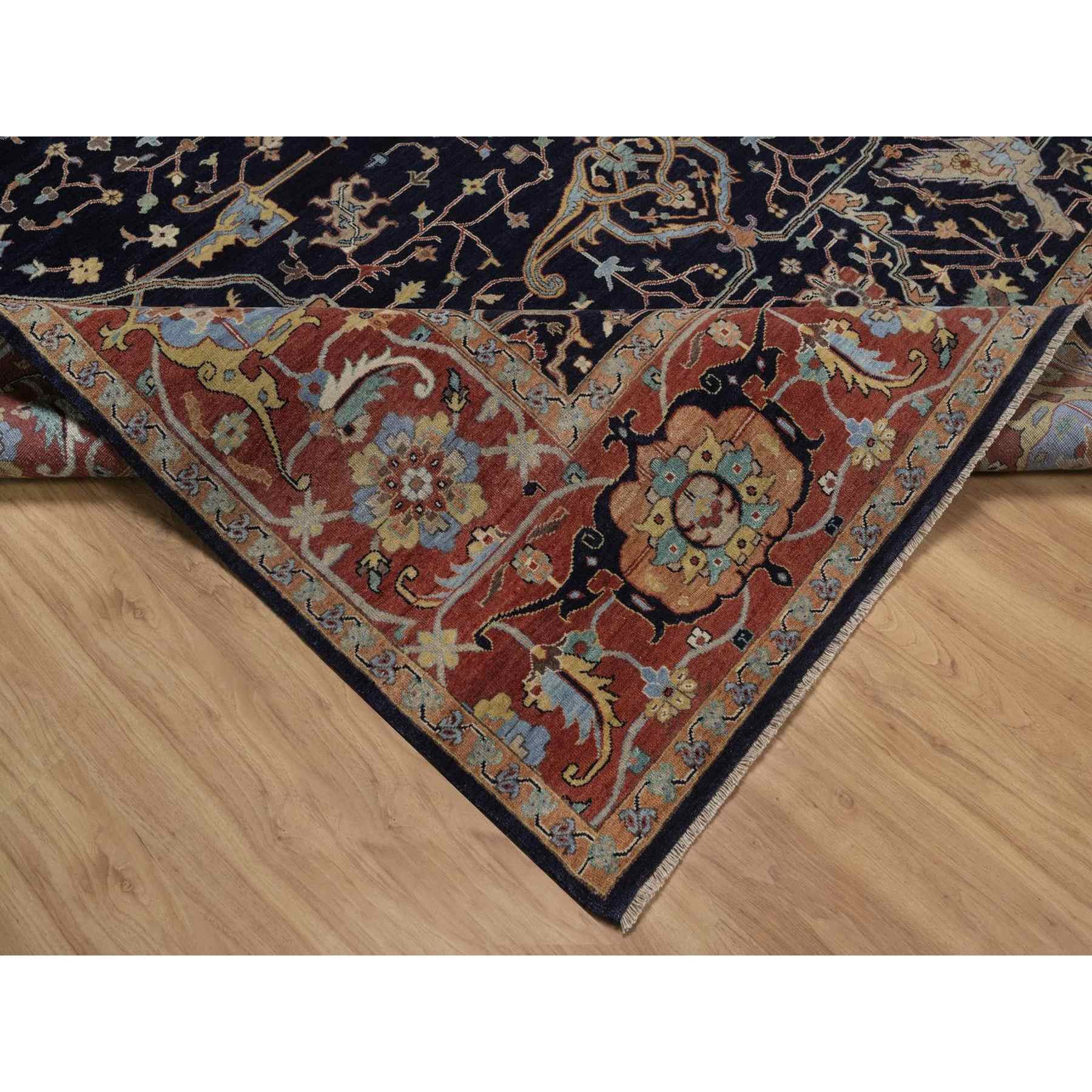 Heriz-Hand-Knotted-Rug-462155