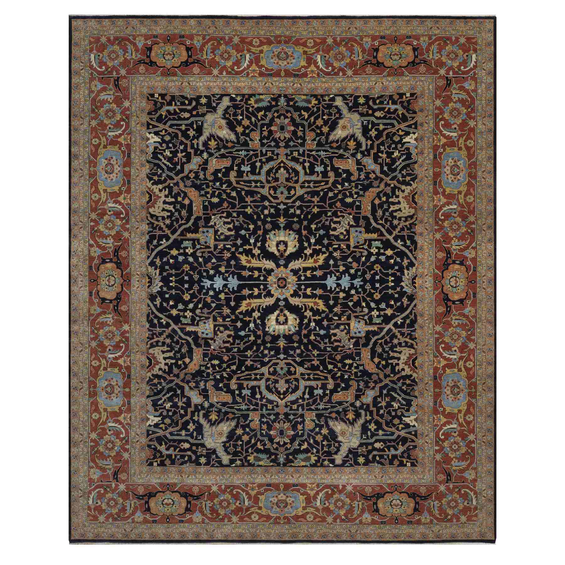 Heriz-Hand-Knotted-Rug-462160