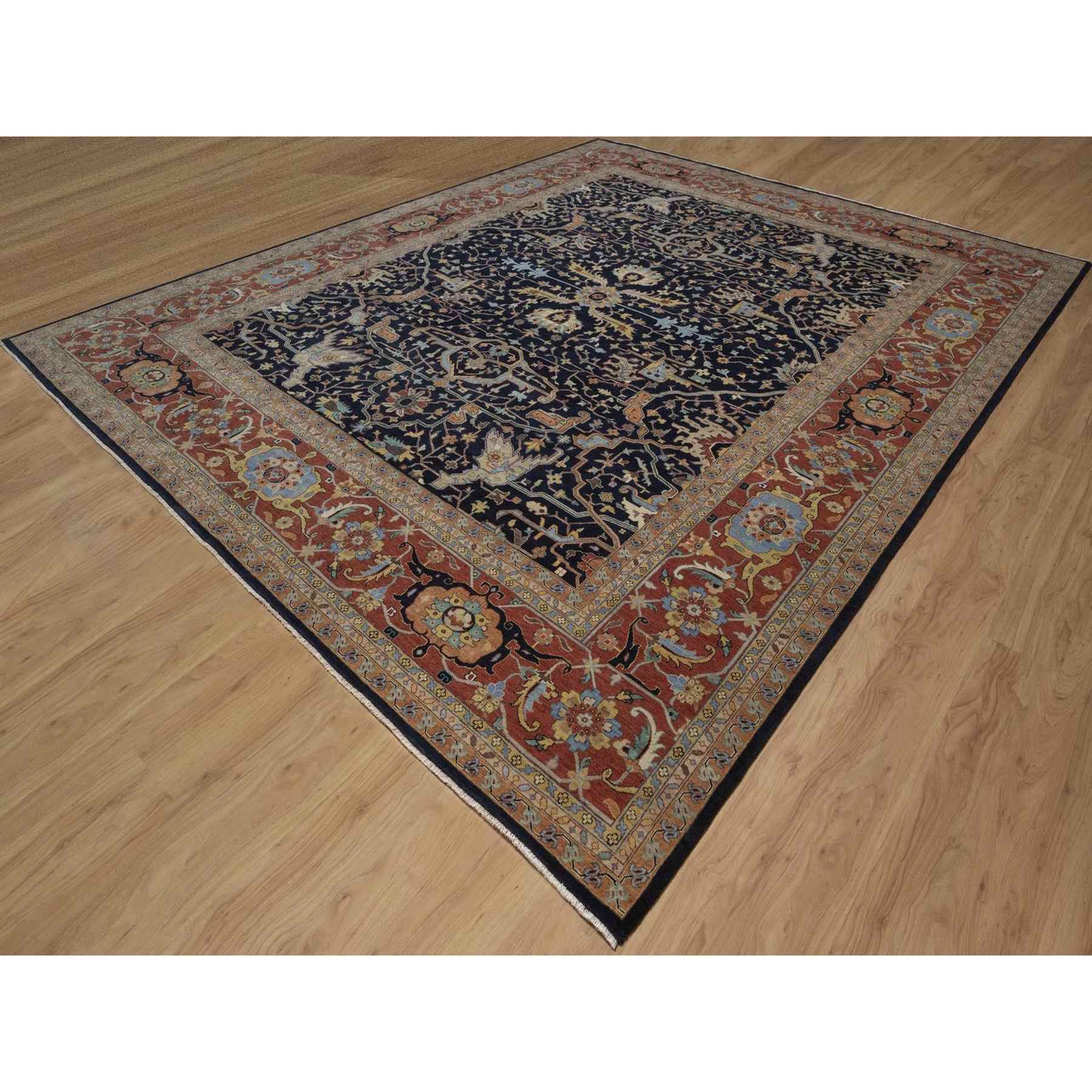 Heriz-Hand-Knotted-Rug-462160
