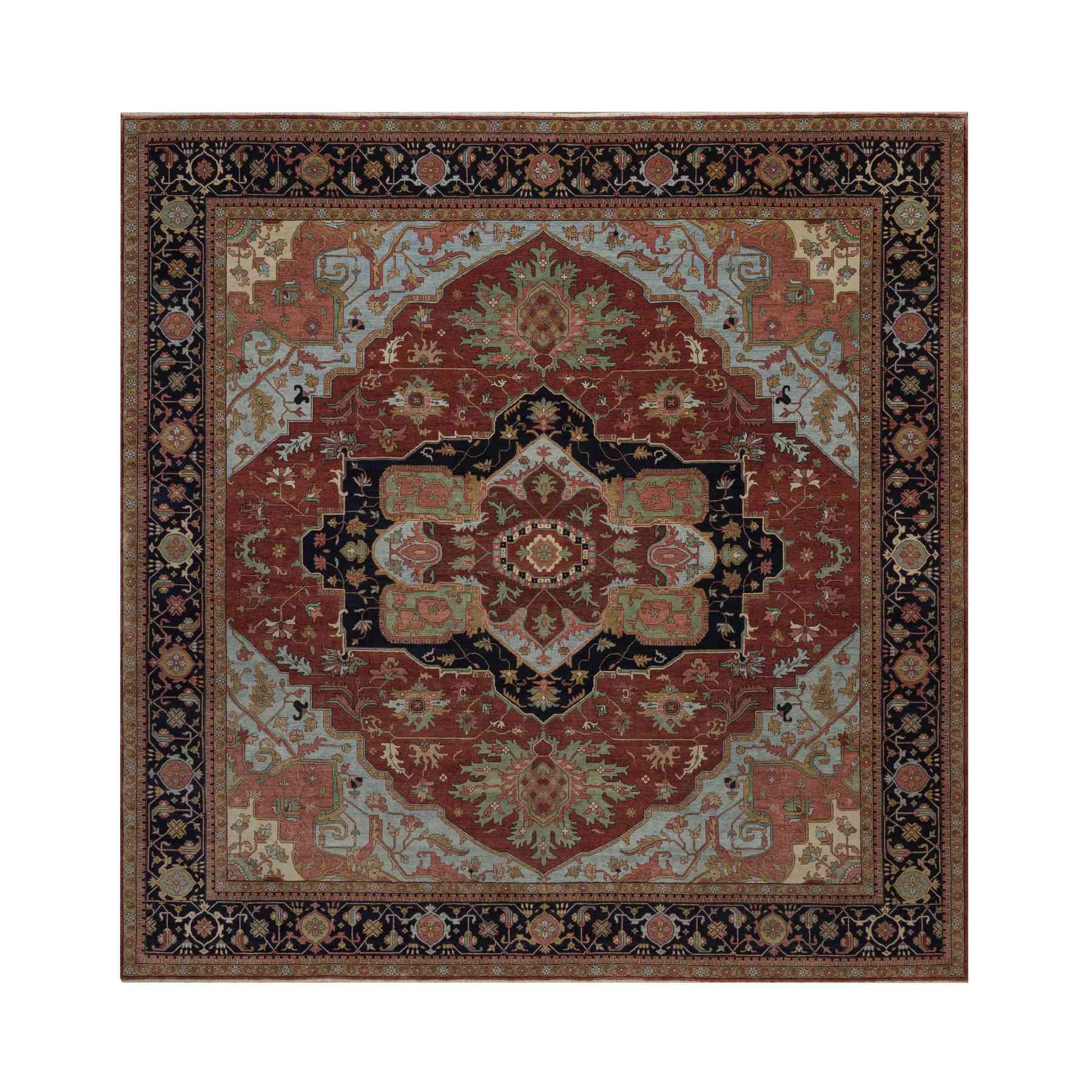 Heriz-Hand-Knotted-Rug-462165