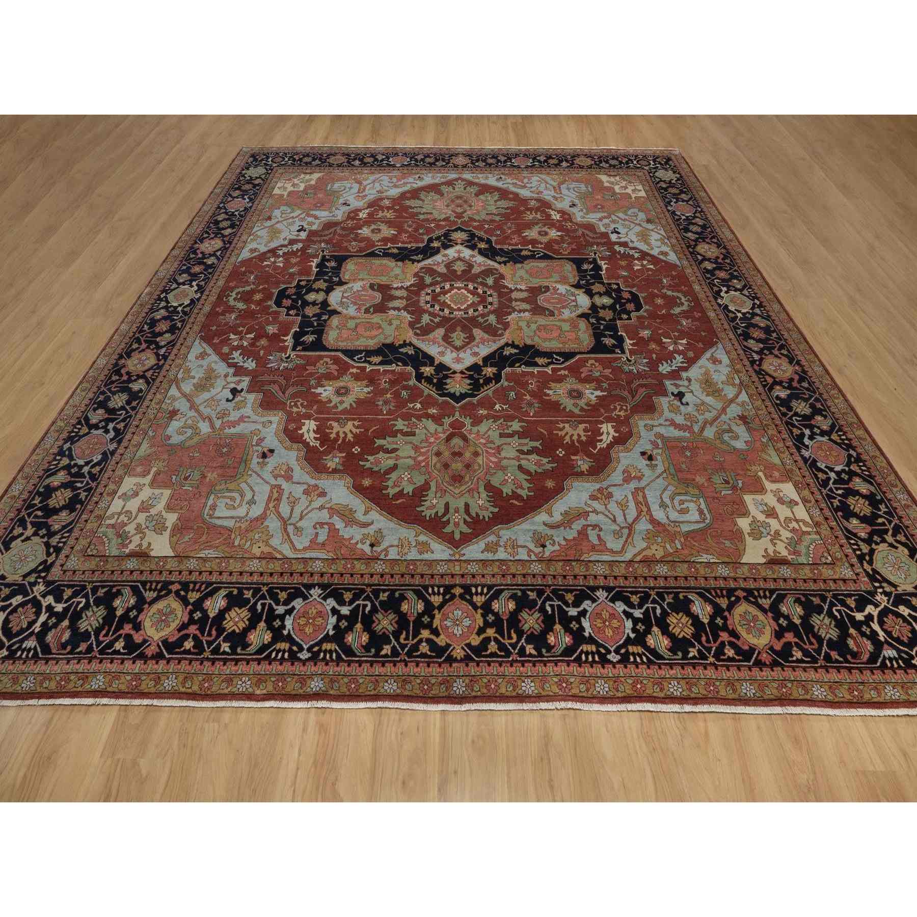 Heriz-Hand-Knotted-Rug-462165