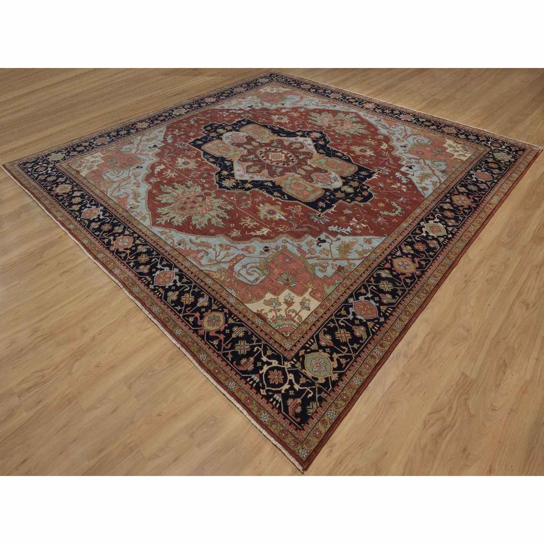 Heriz-Hand-Knotted-Rug-462165