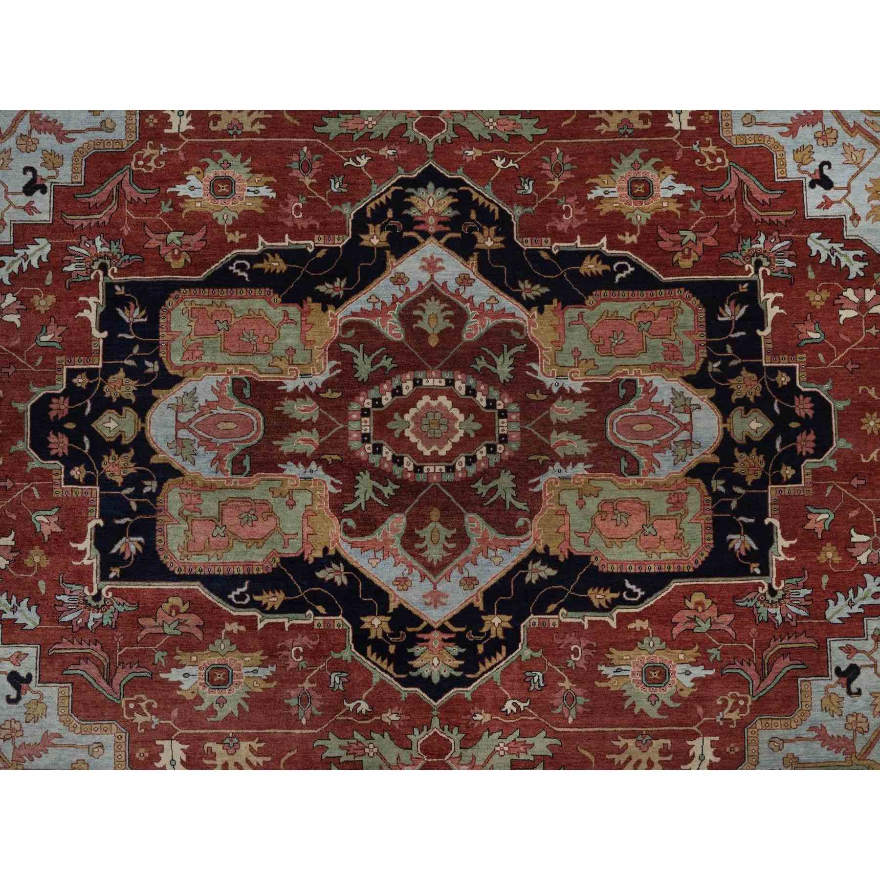 Heriz-Hand-Knotted-Rug-462165