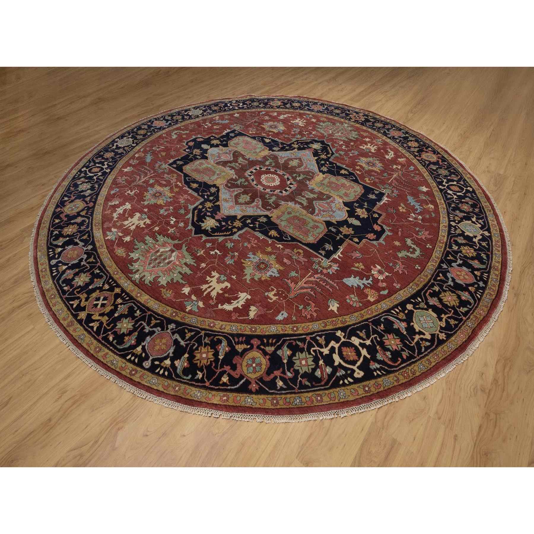 Heriz-Hand-Knotted-Rug-462175