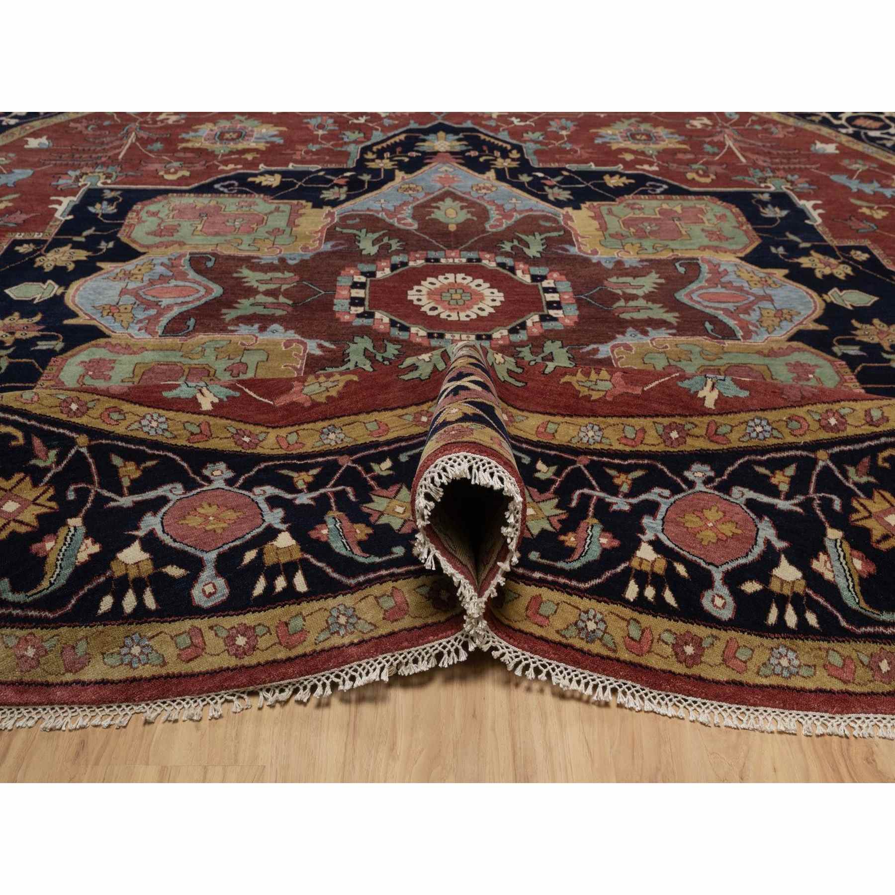 Heriz-Hand-Knotted-Rug-462175