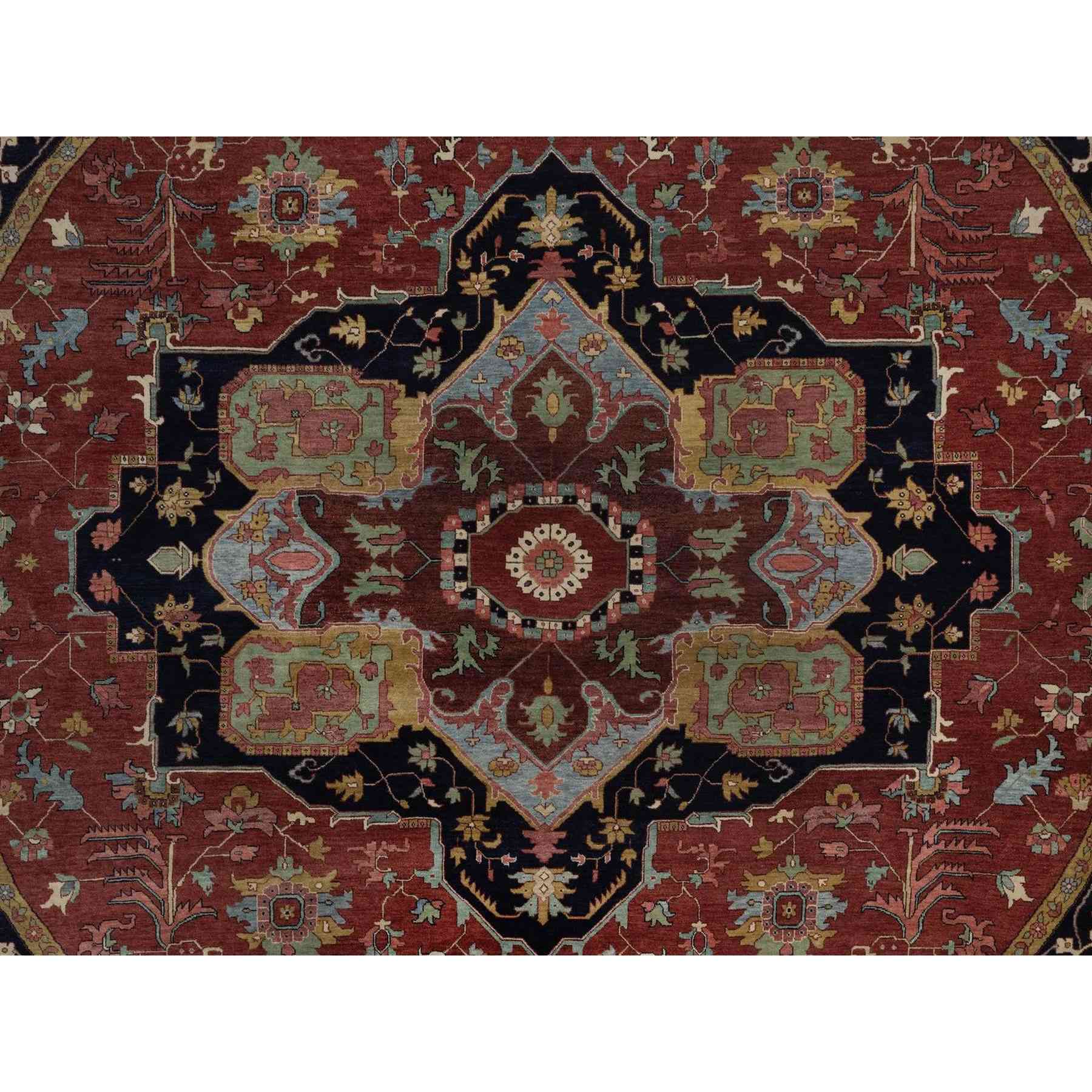 Heriz-Hand-Knotted-Rug-462175