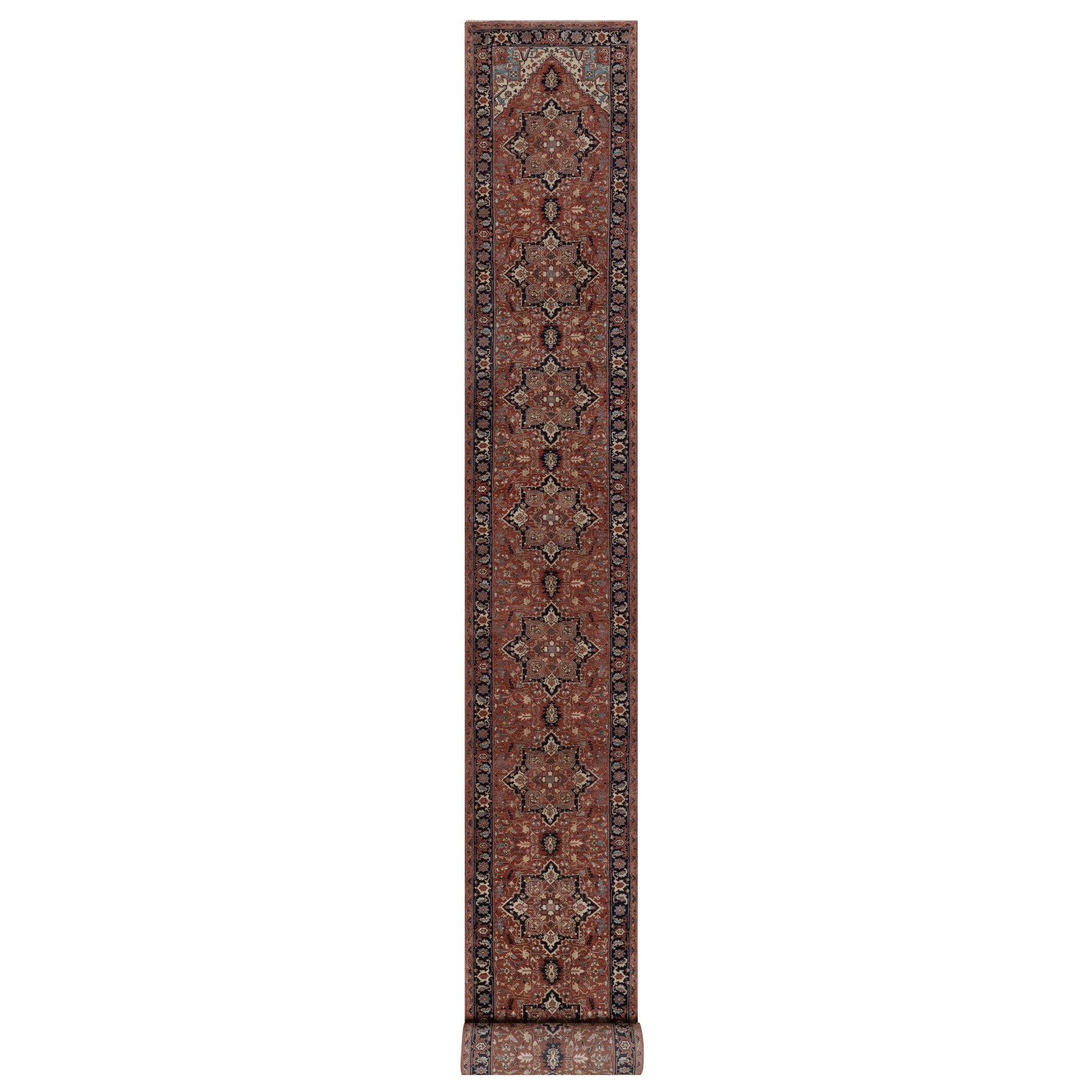 Heriz-Hand-Knotted-Rug-462195