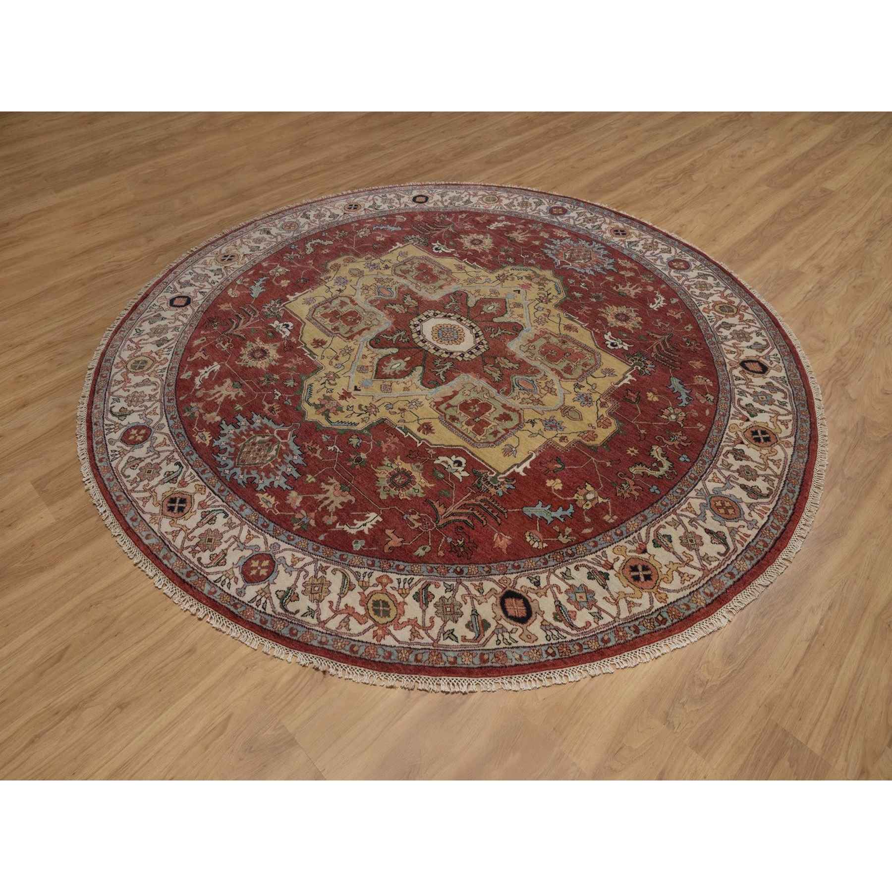 Heriz-Hand-Knotted-Rug-462215