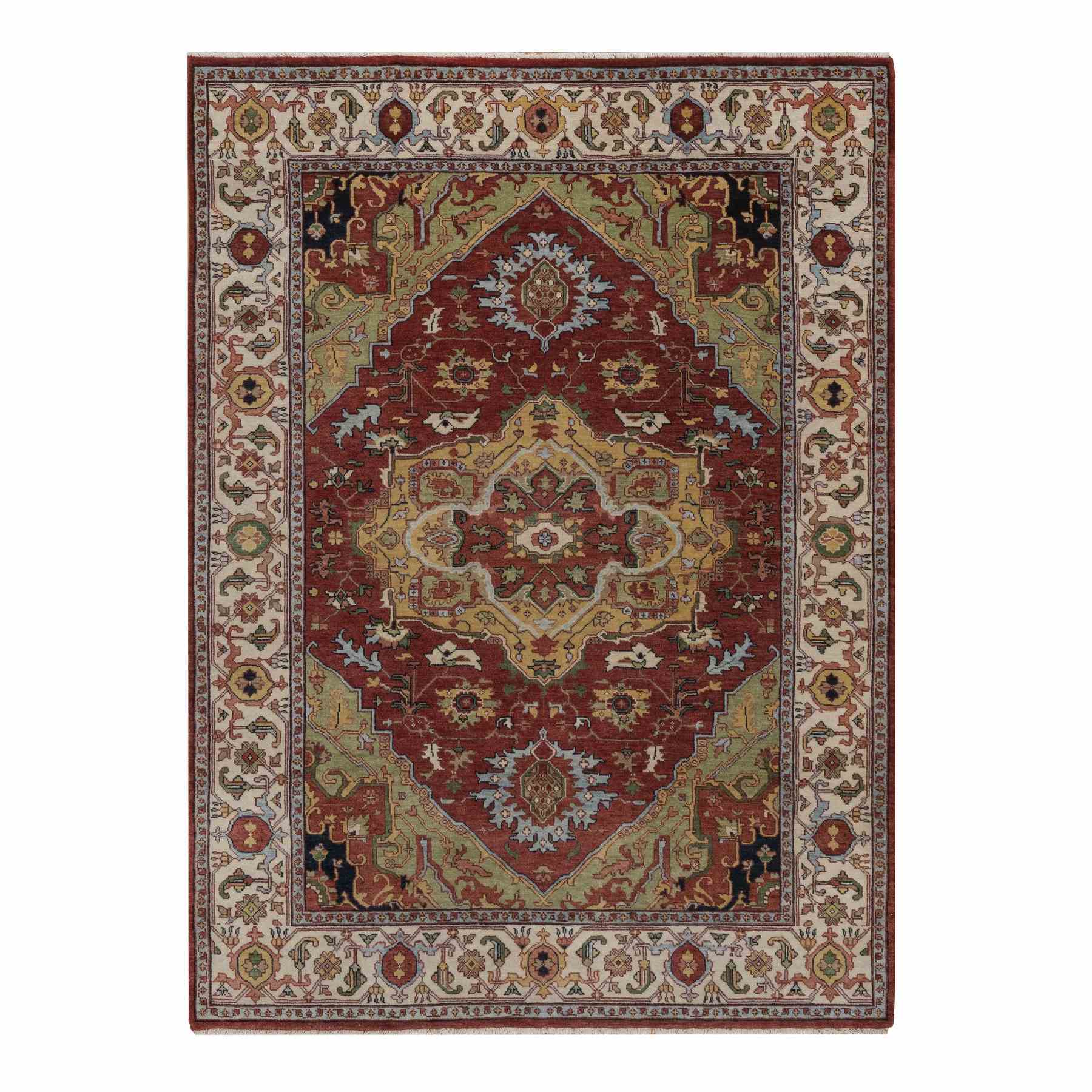 Heriz-Hand-Knotted-Rug-462225