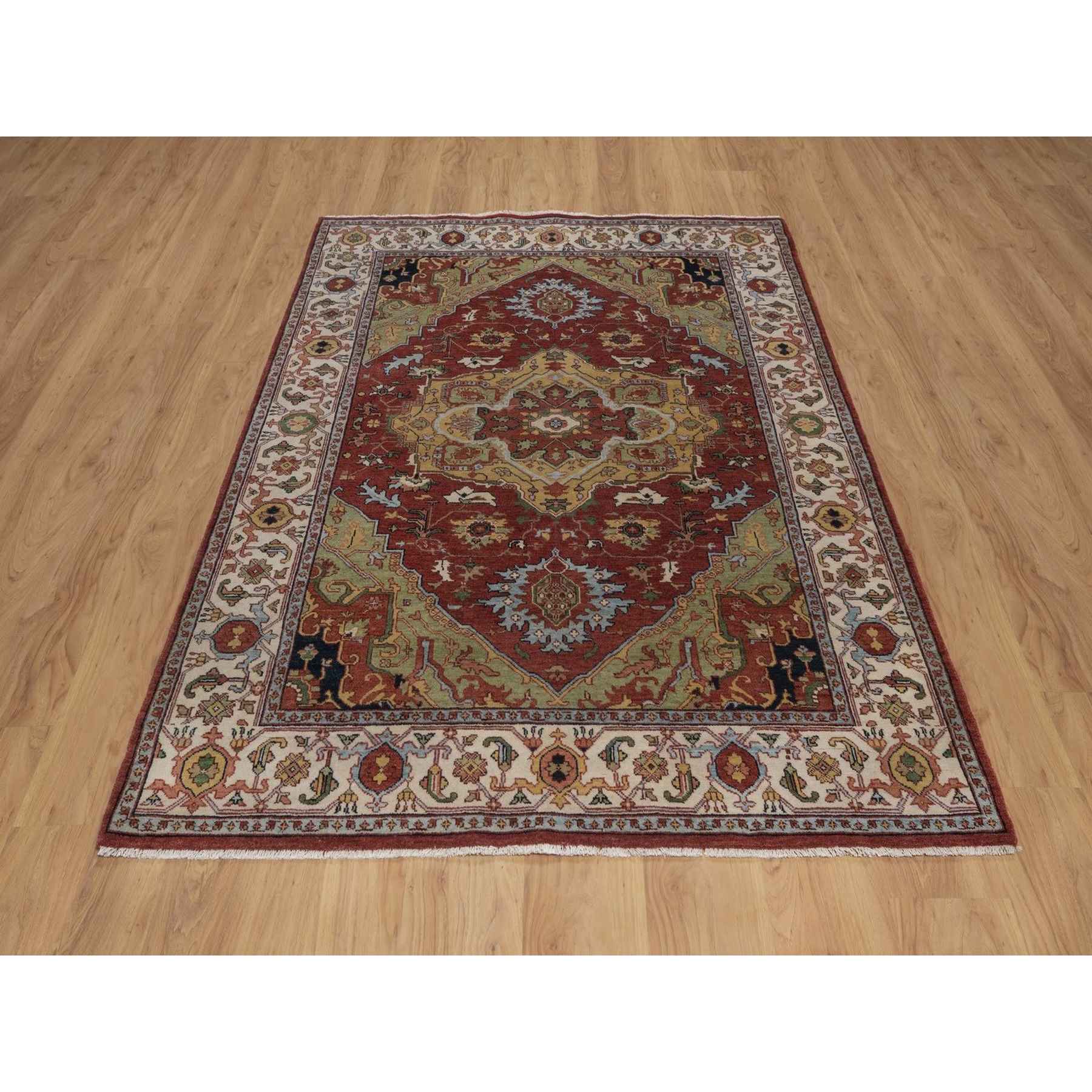 Heriz-Hand-Knotted-Rug-462225