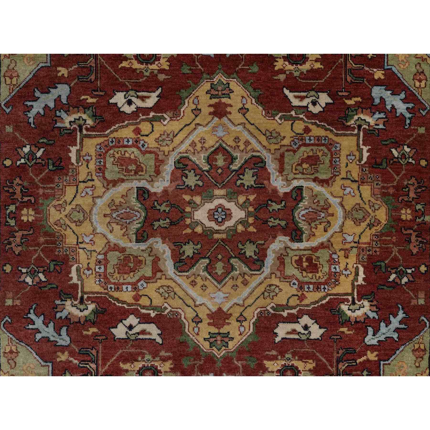 Heriz-Hand-Knotted-Rug-462225