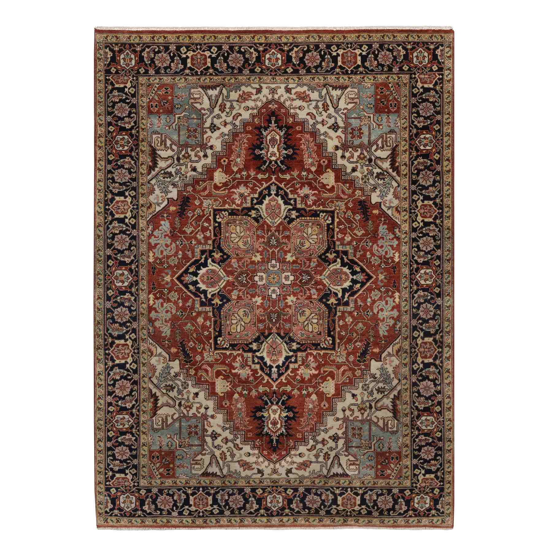 Heriz-Hand-Knotted-Rug-462235
