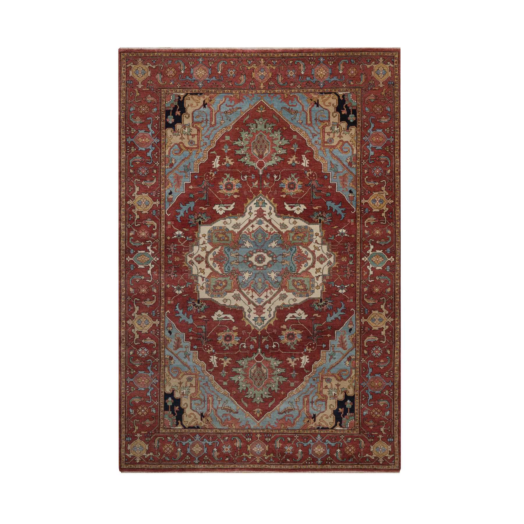 Heriz-Hand-Knotted-Rug-462240