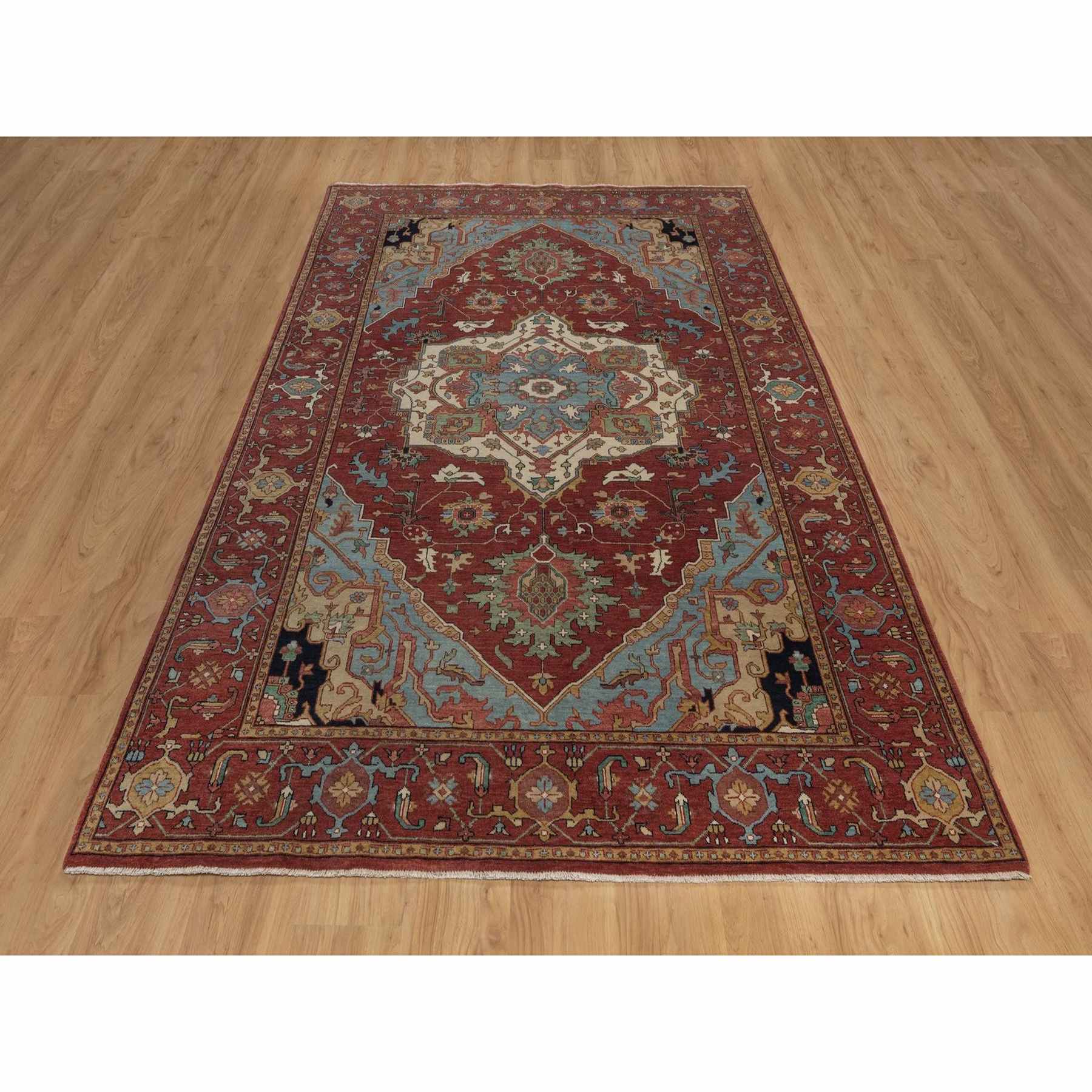 Heriz-Hand-Knotted-Rug-462240
