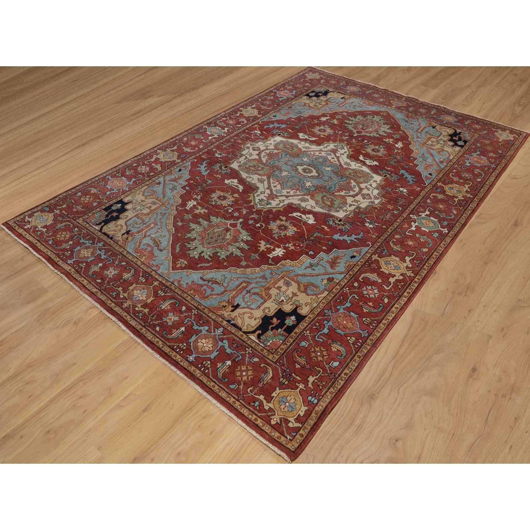 Heriz-Hand-Knotted-Rug-462240