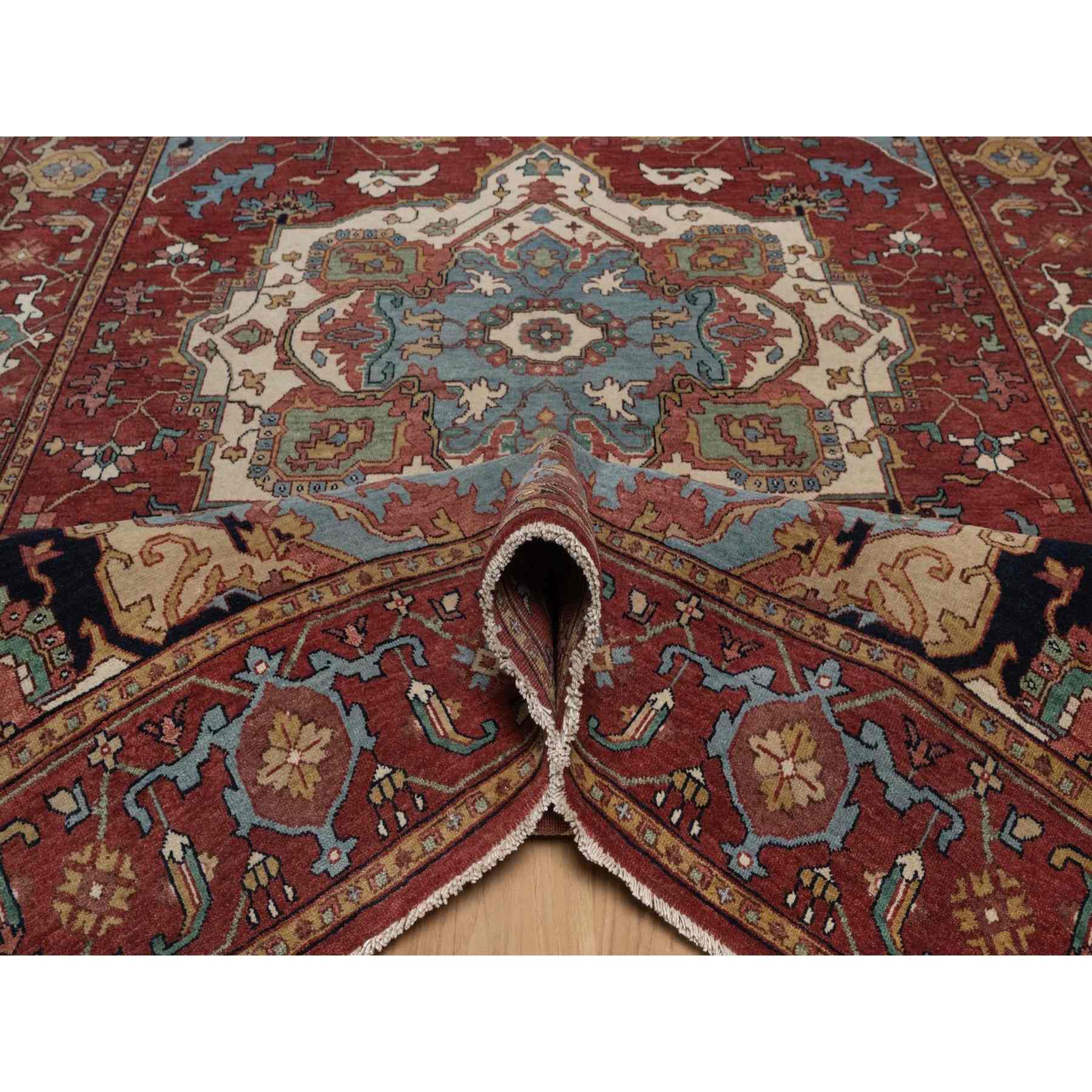Heriz-Hand-Knotted-Rug-462240