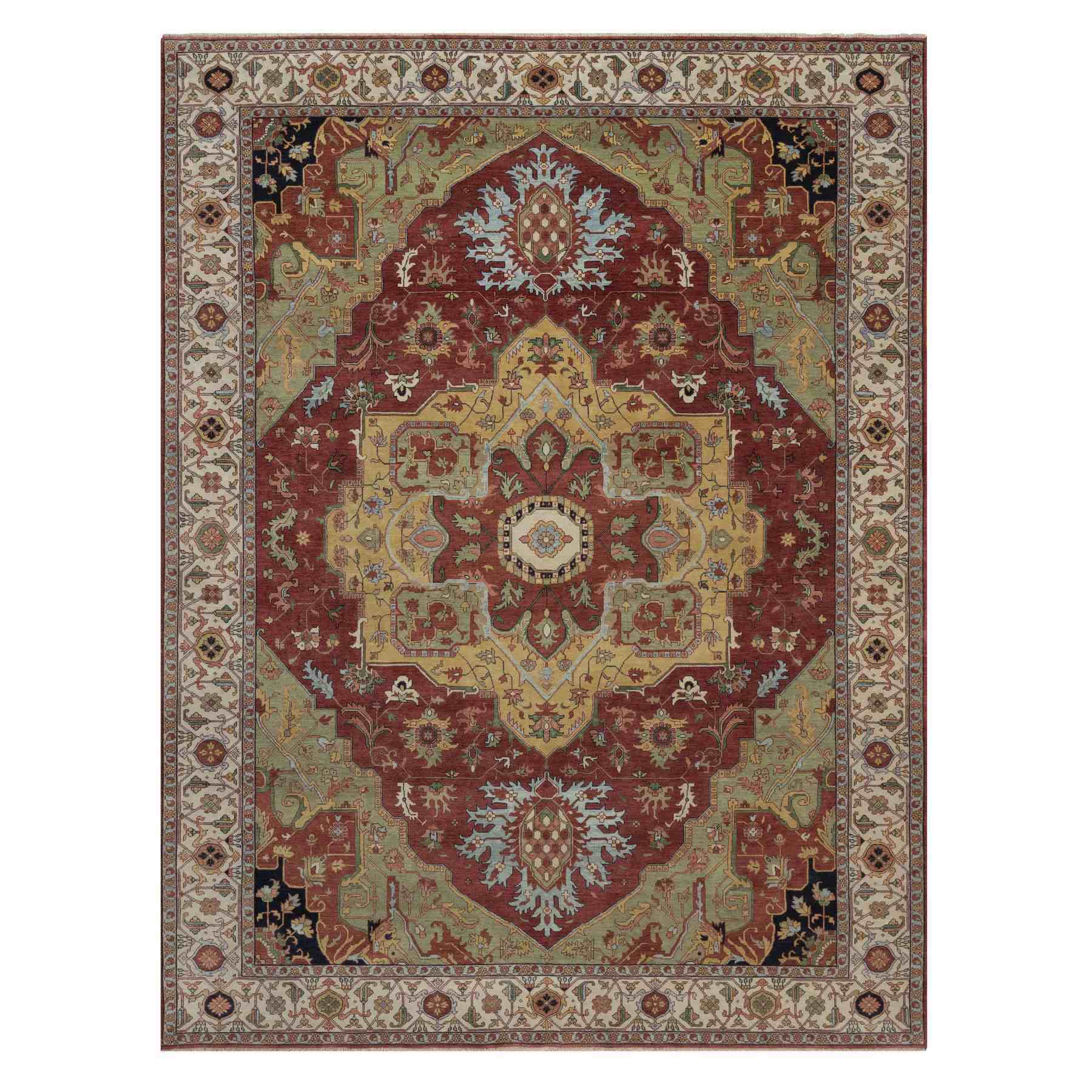 Heriz-Hand-Knotted-Rug-462275