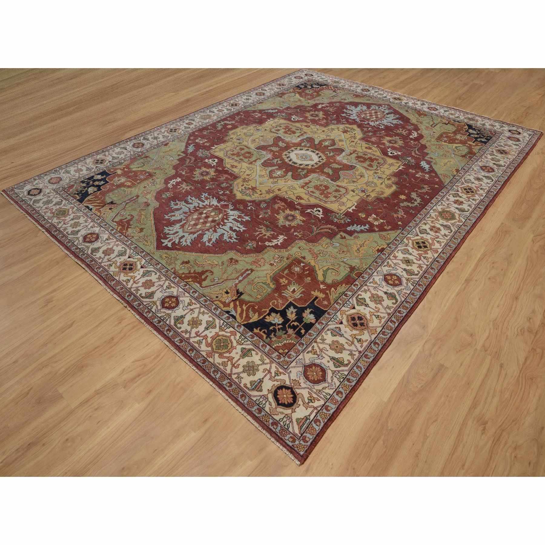 Heriz-Hand-Knotted-Rug-462275