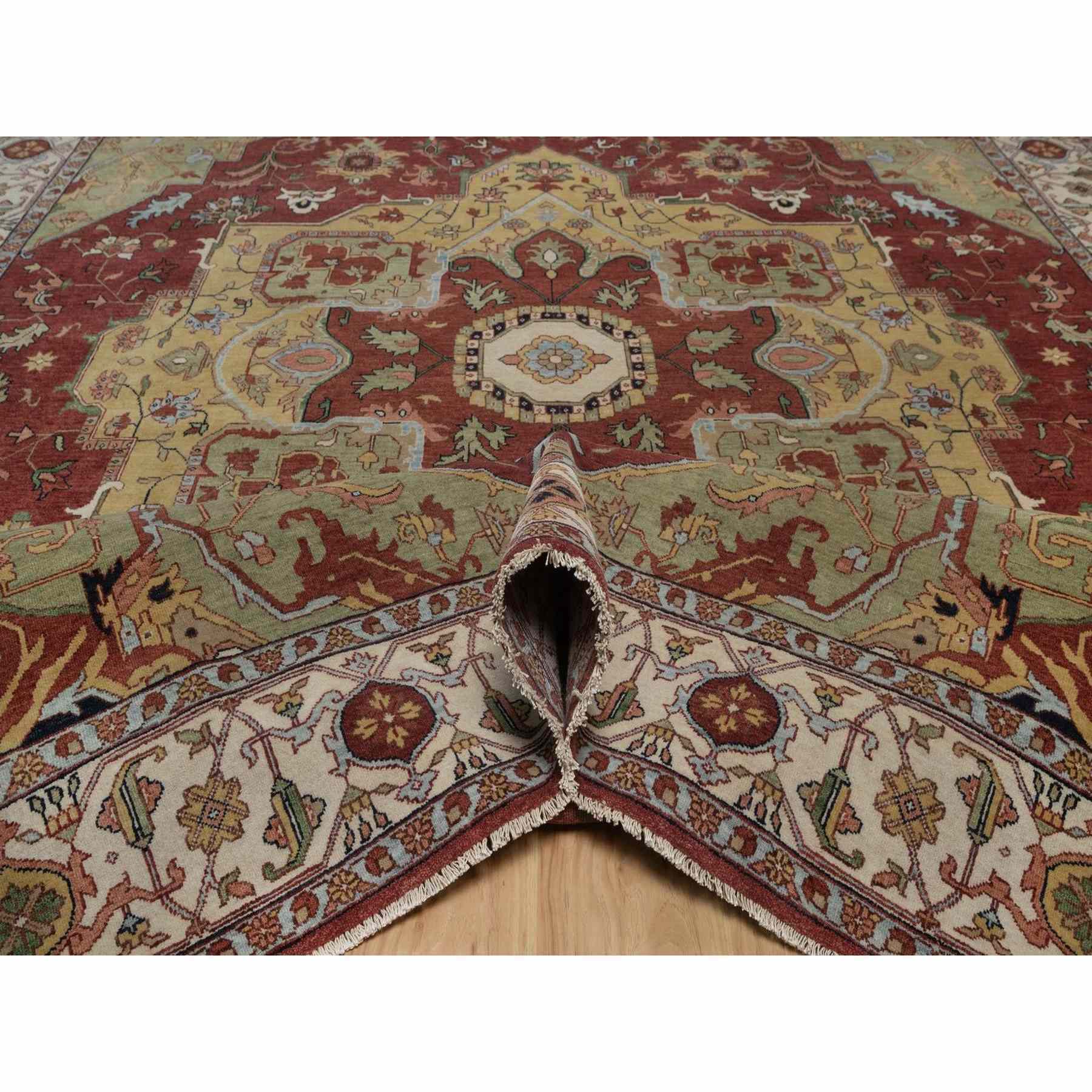 Heriz-Hand-Knotted-Rug-462275