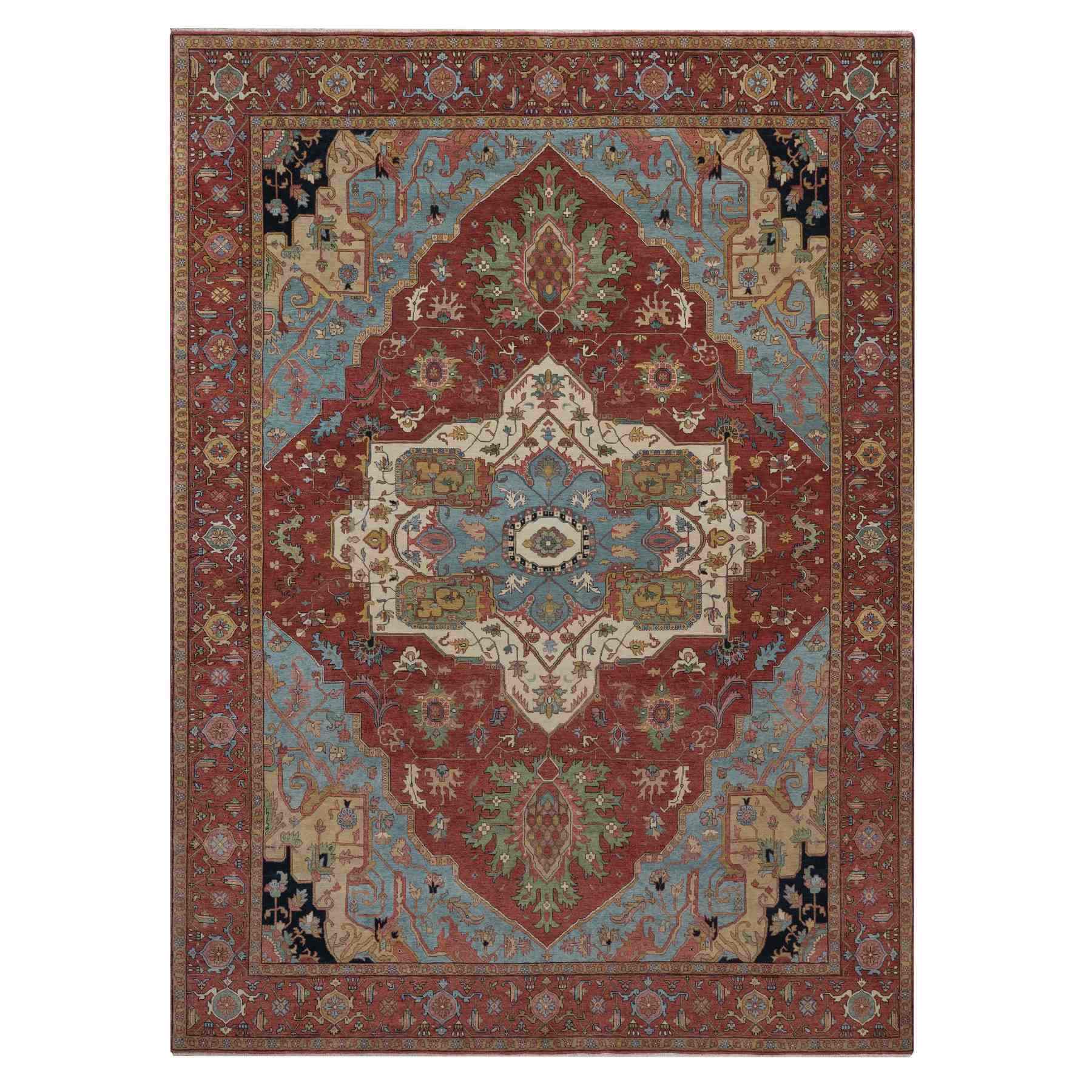 Heriz-Hand-Knotted-Rug-462280