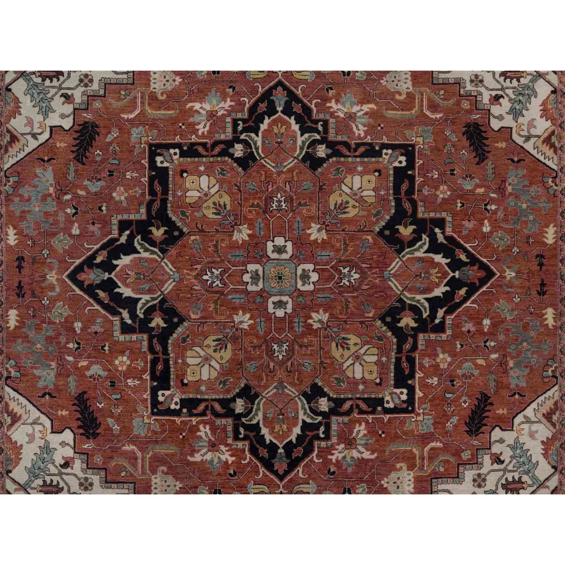 Heriz-Hand-Knotted-Rug-462290